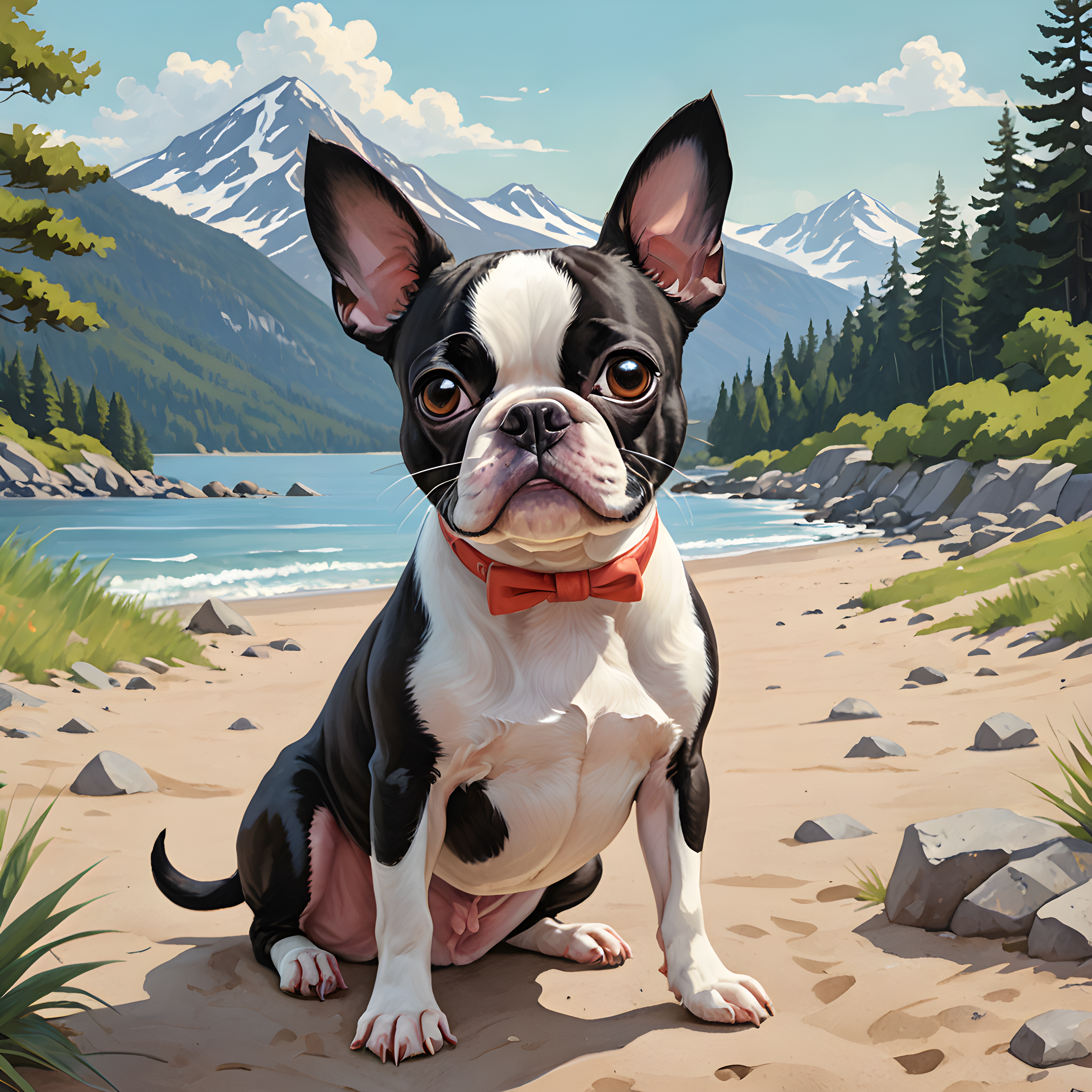 Boston Terrier — Funny (Cute)