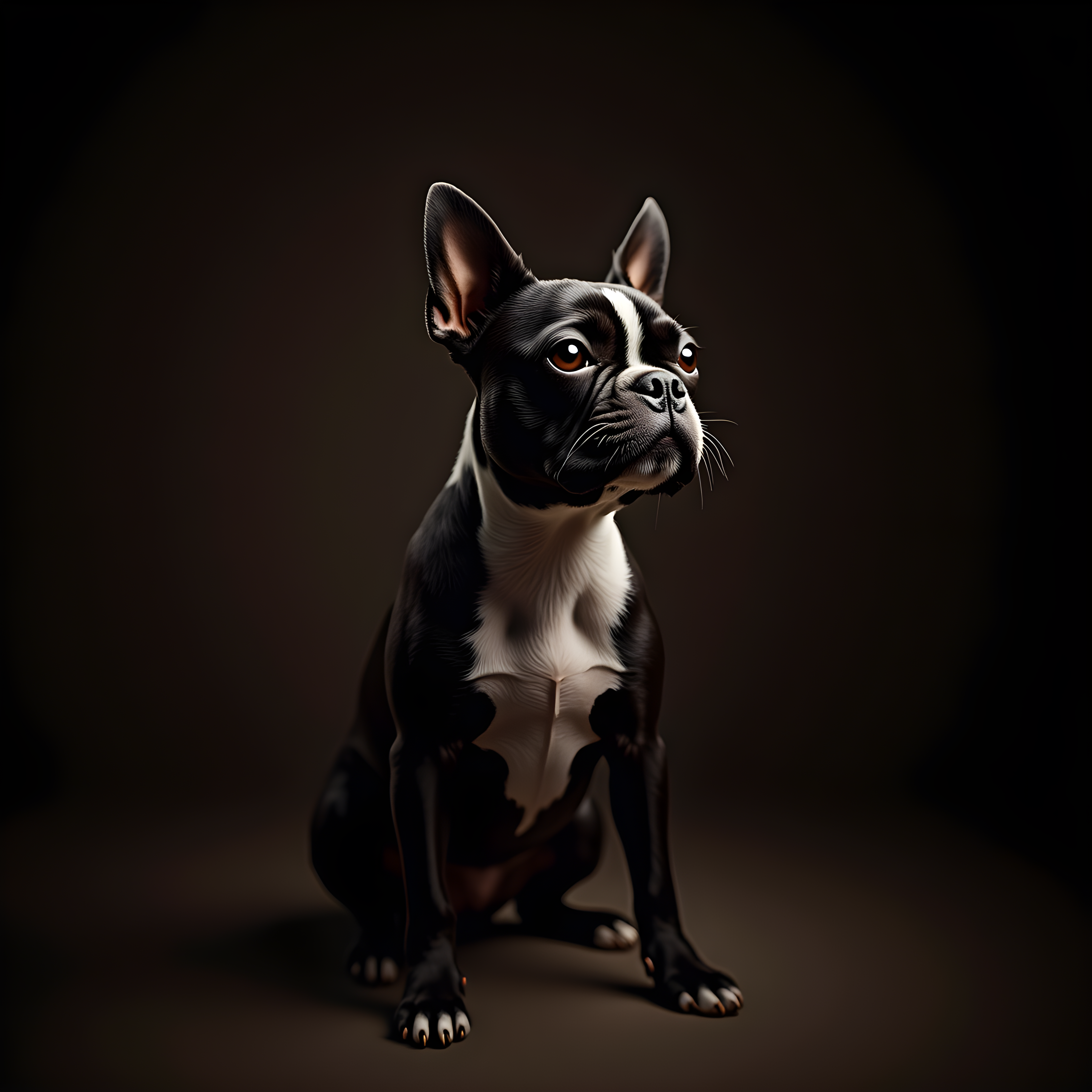 Boston Terrier — Hyper-Realistic (Motivational)