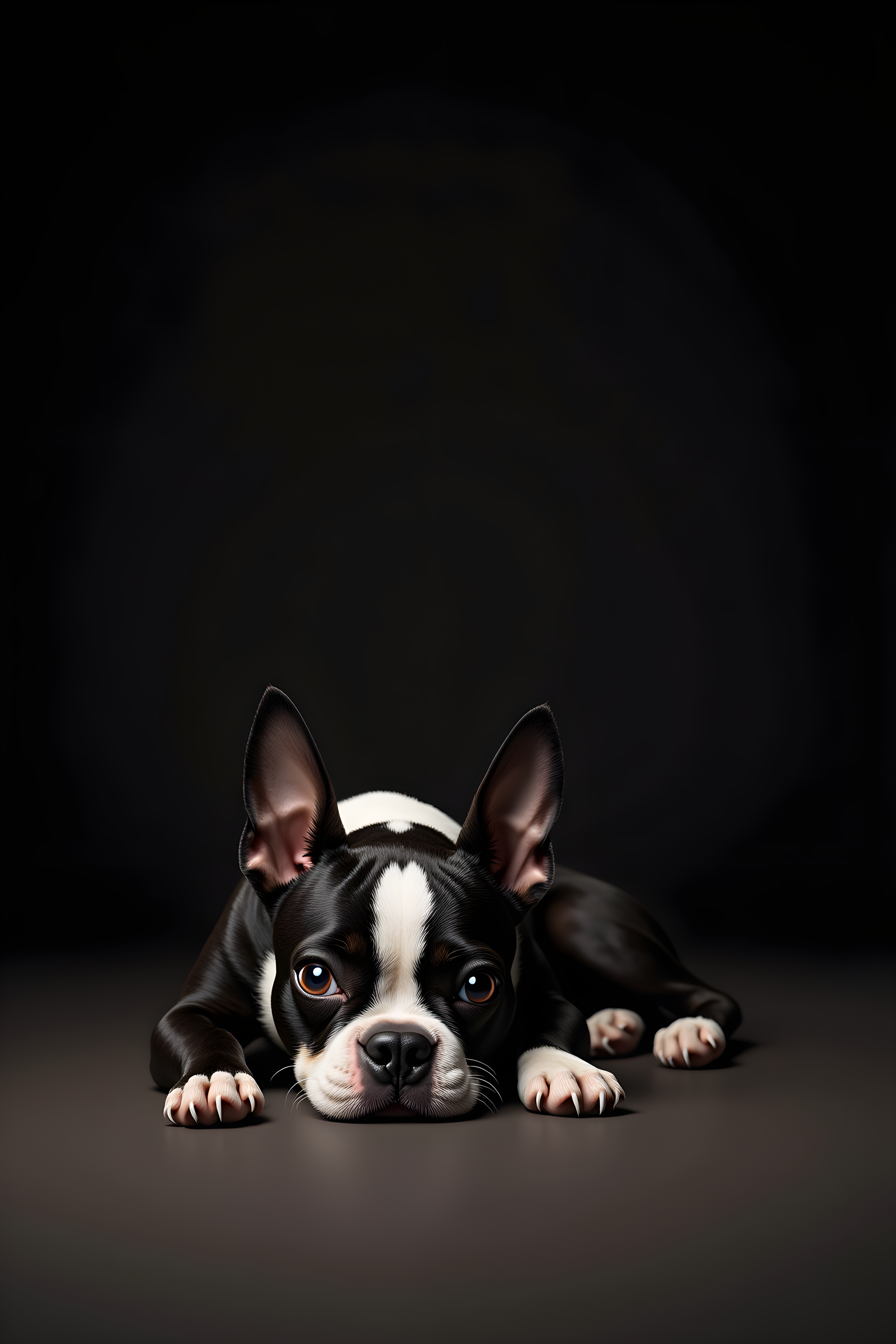 Boston Terrier — Hyper-Realistic (Motivational)