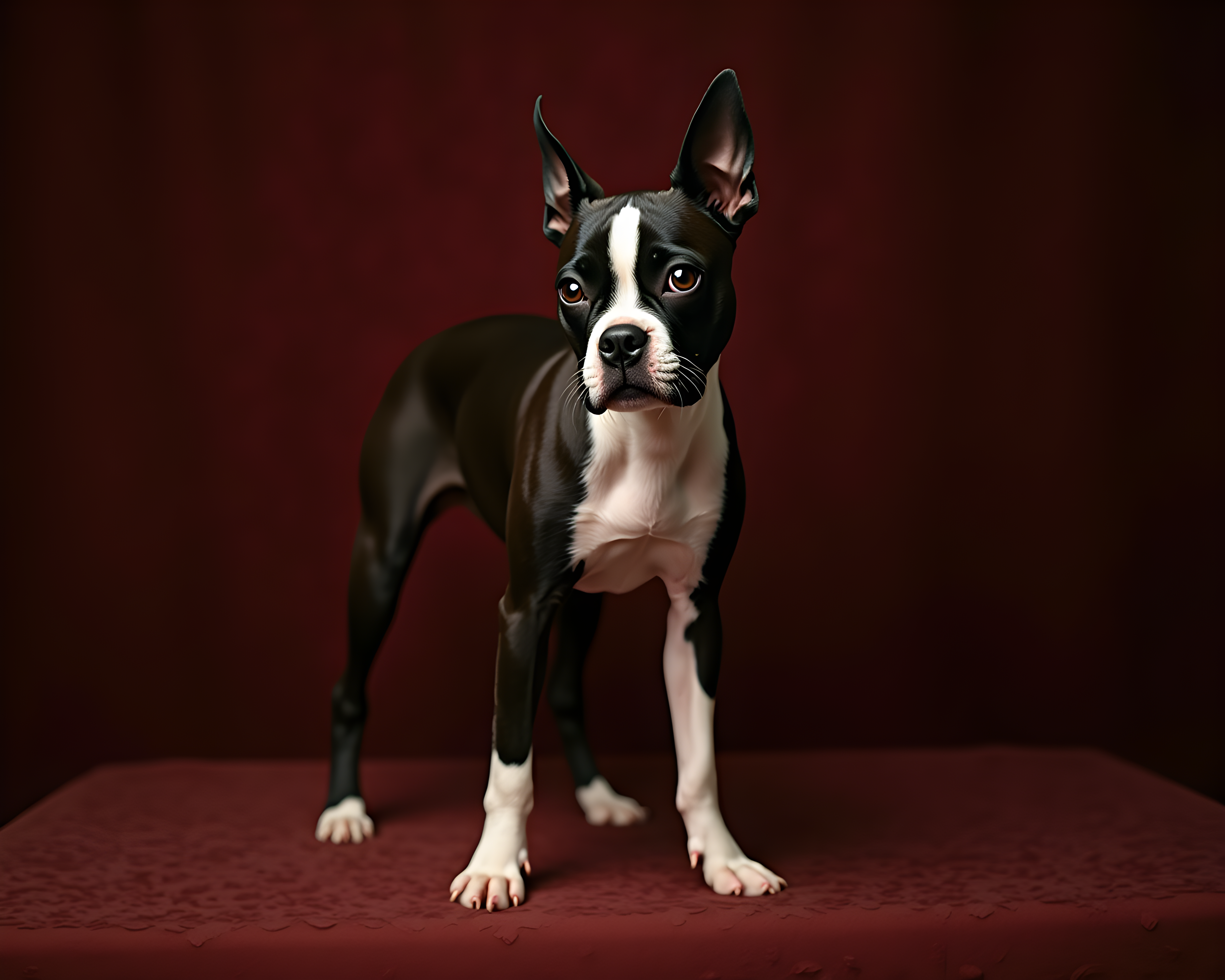 Boston Terrier — Luxury (Romantic)