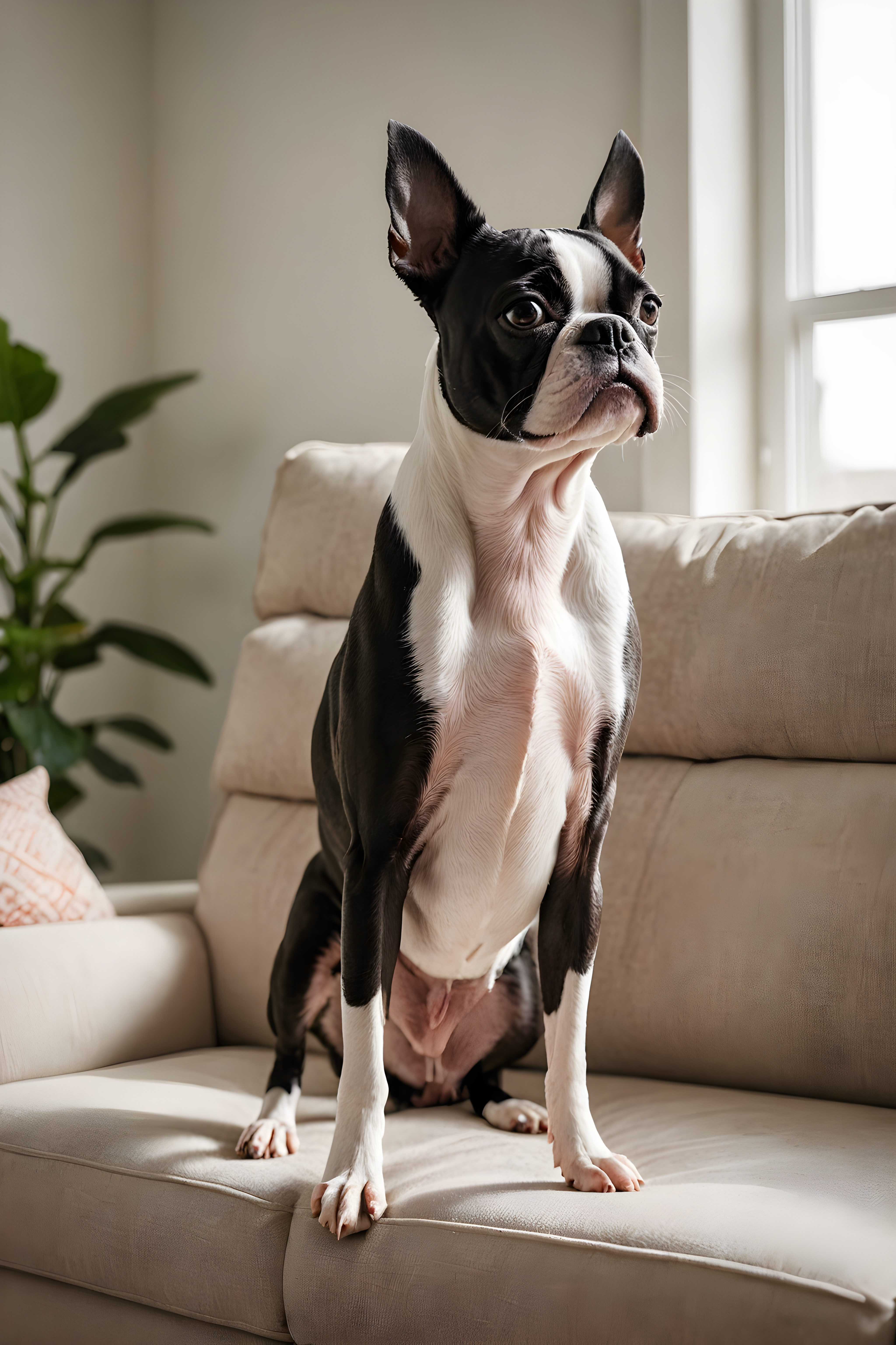 Boston Terrier — Modern Aesthetic (Lifestyle)