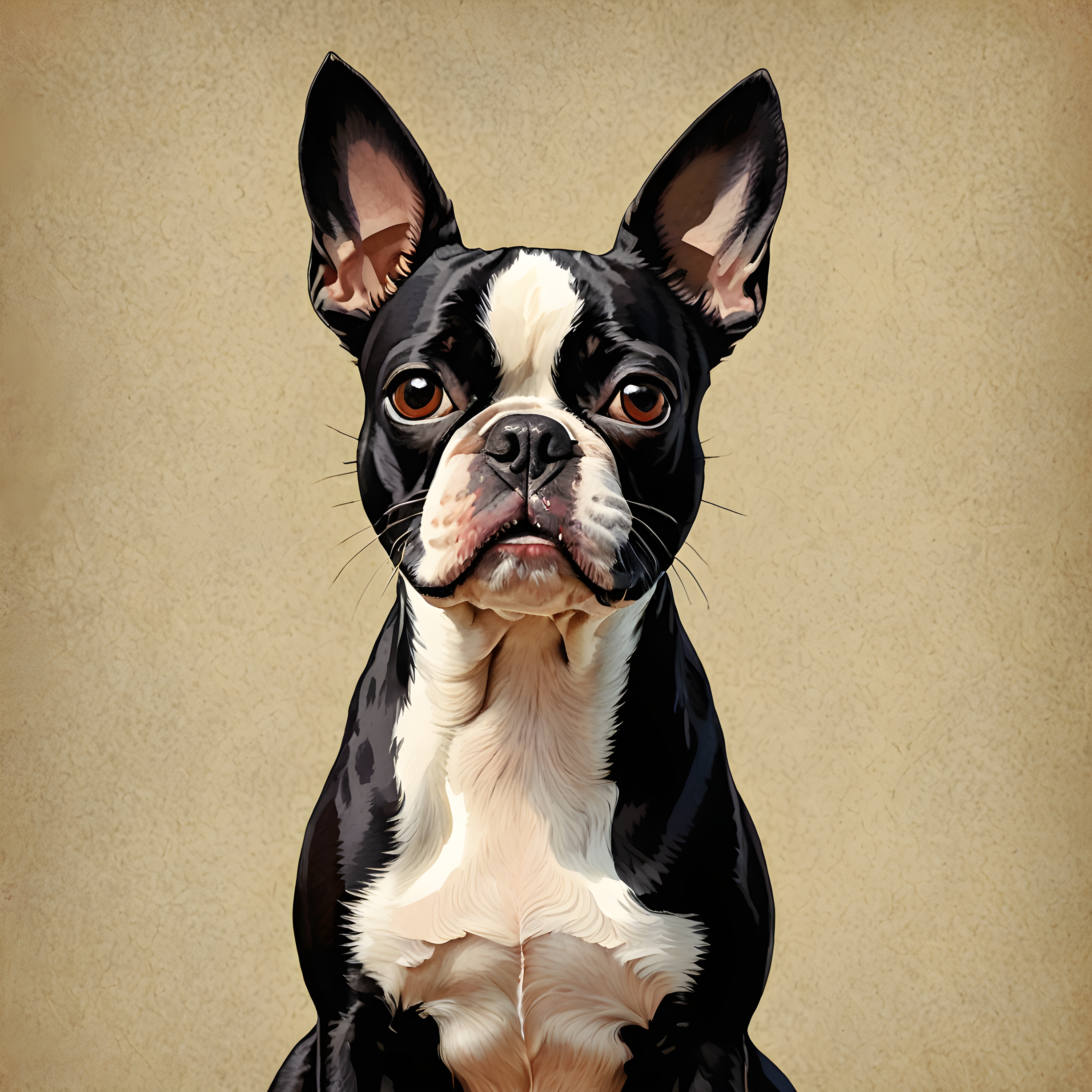 Boston Terrier — Retro (Savage)