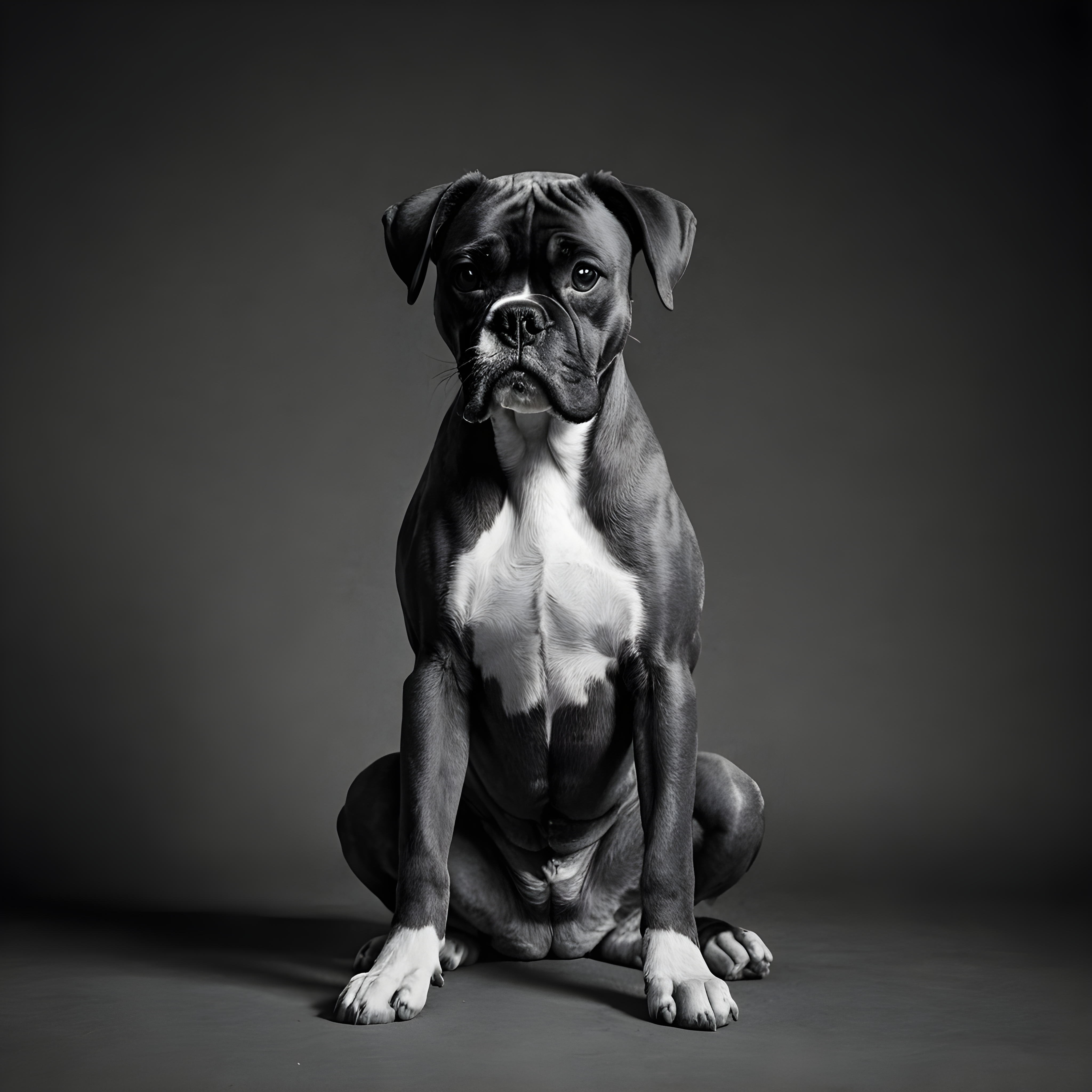 Boxer — Black & White (Aesthetic)