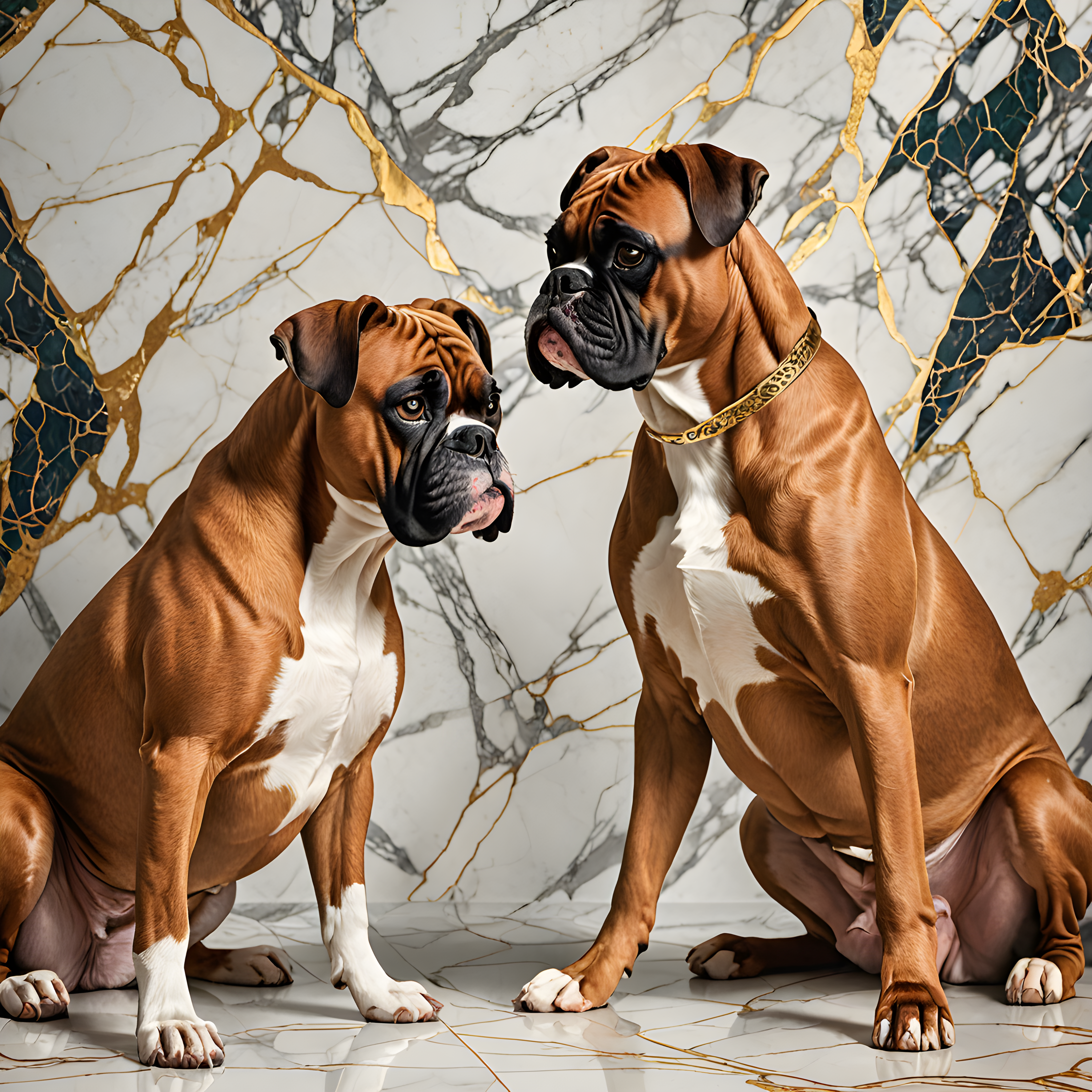 Boxer — Line Art (Luxury)