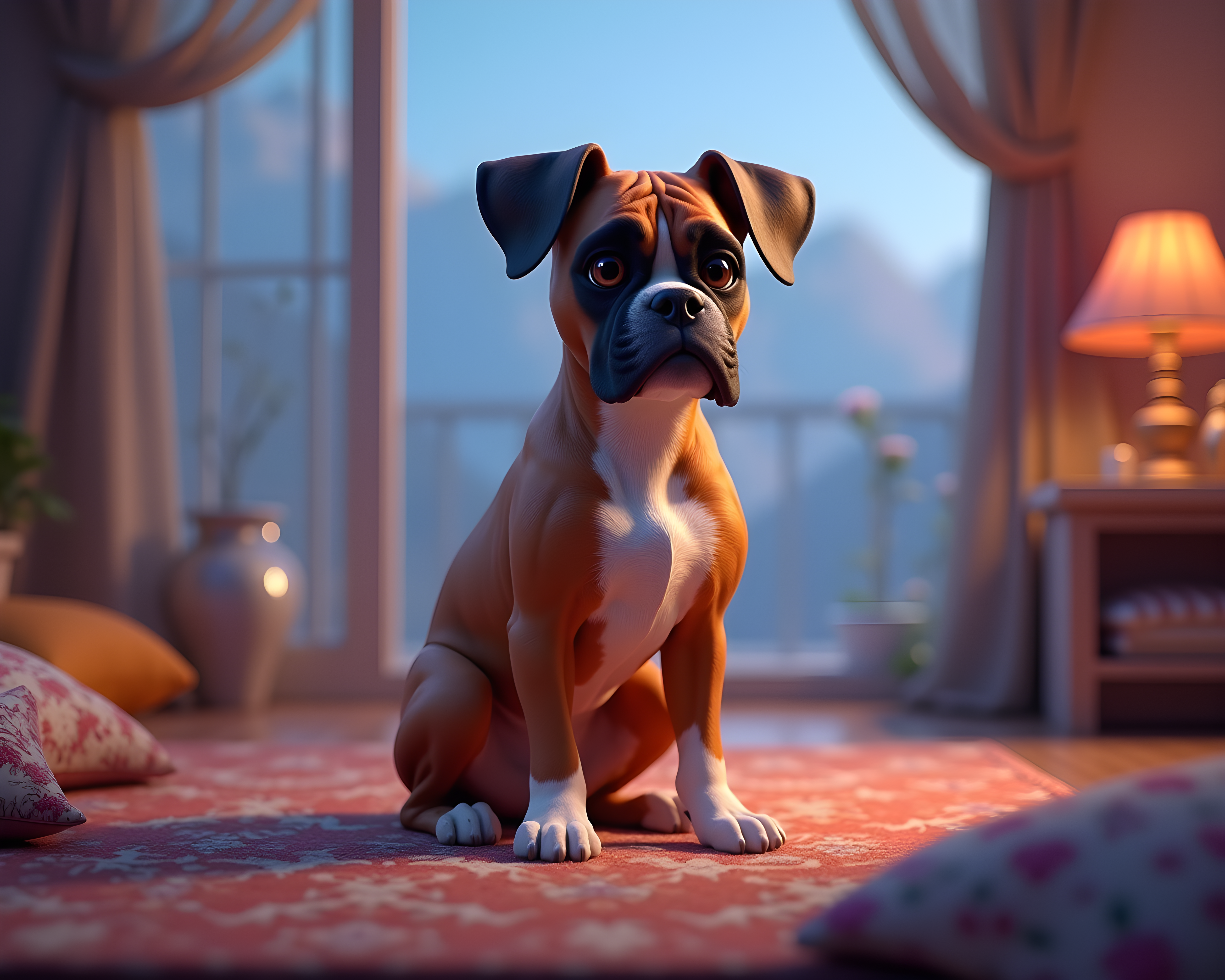 Boxer — 3D Render (Fantasy)