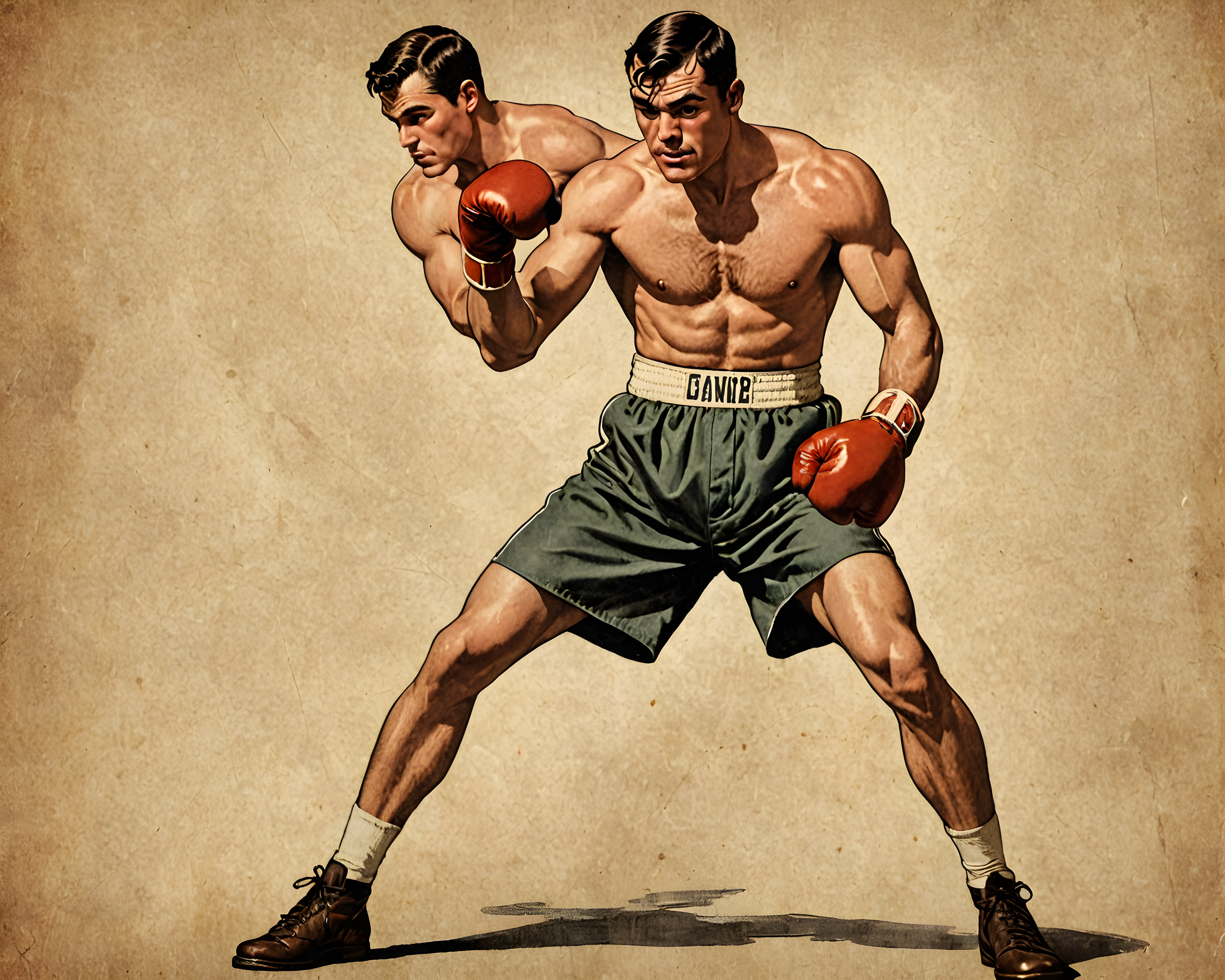 Boxer — Vintage Poster (Motivational)