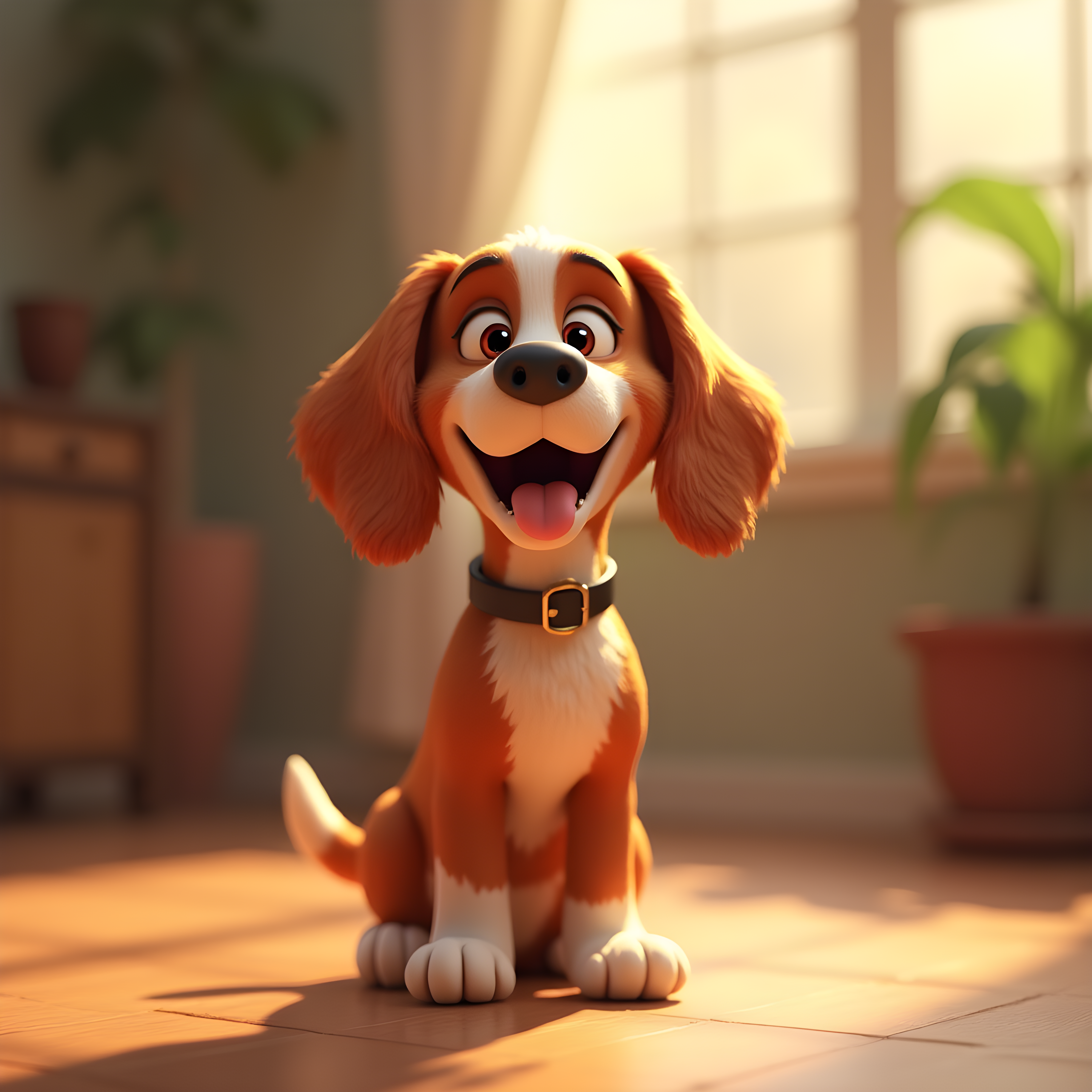 Brittany — 3D Render (Happy)