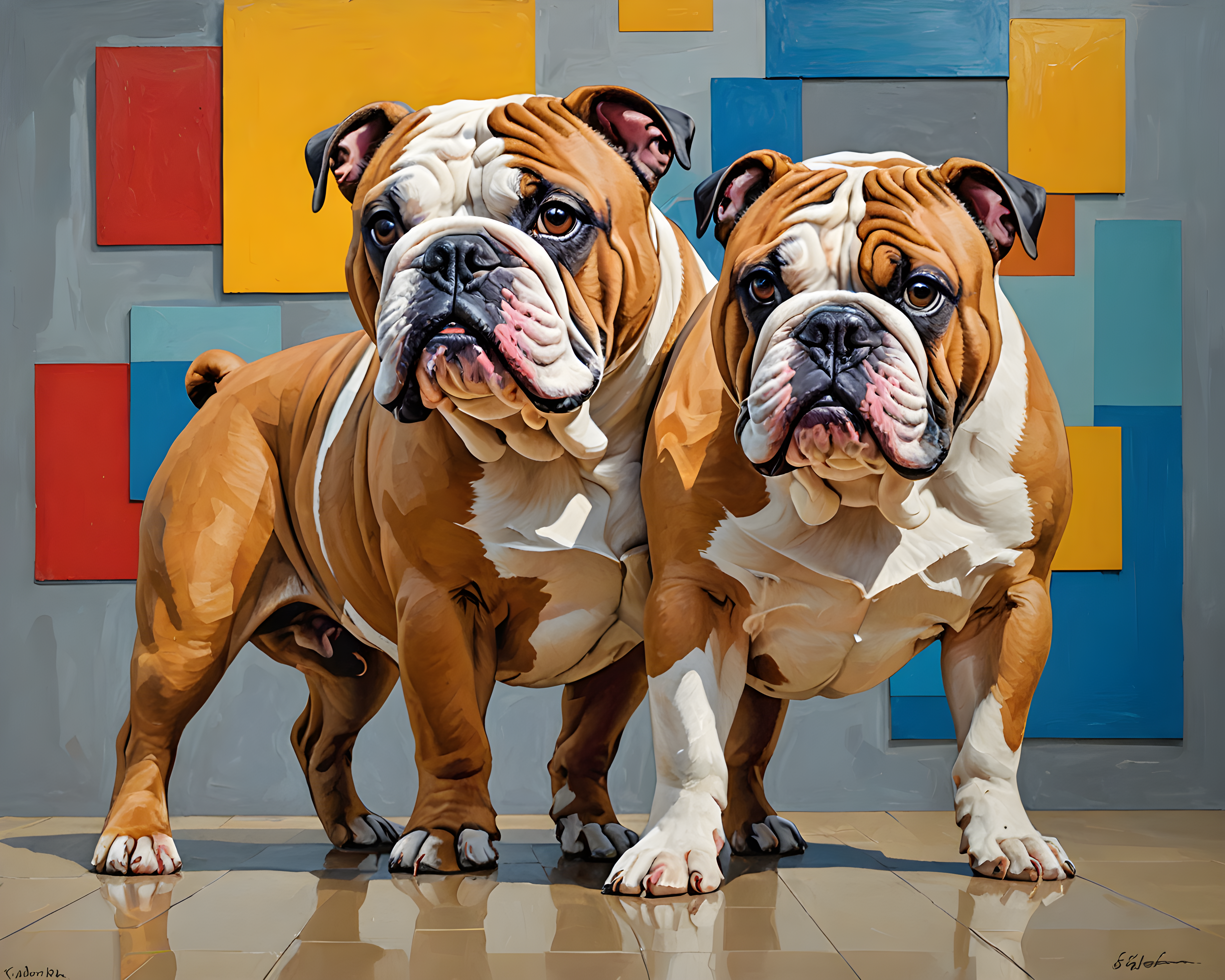 Bulldog — Abstract (Motivational)