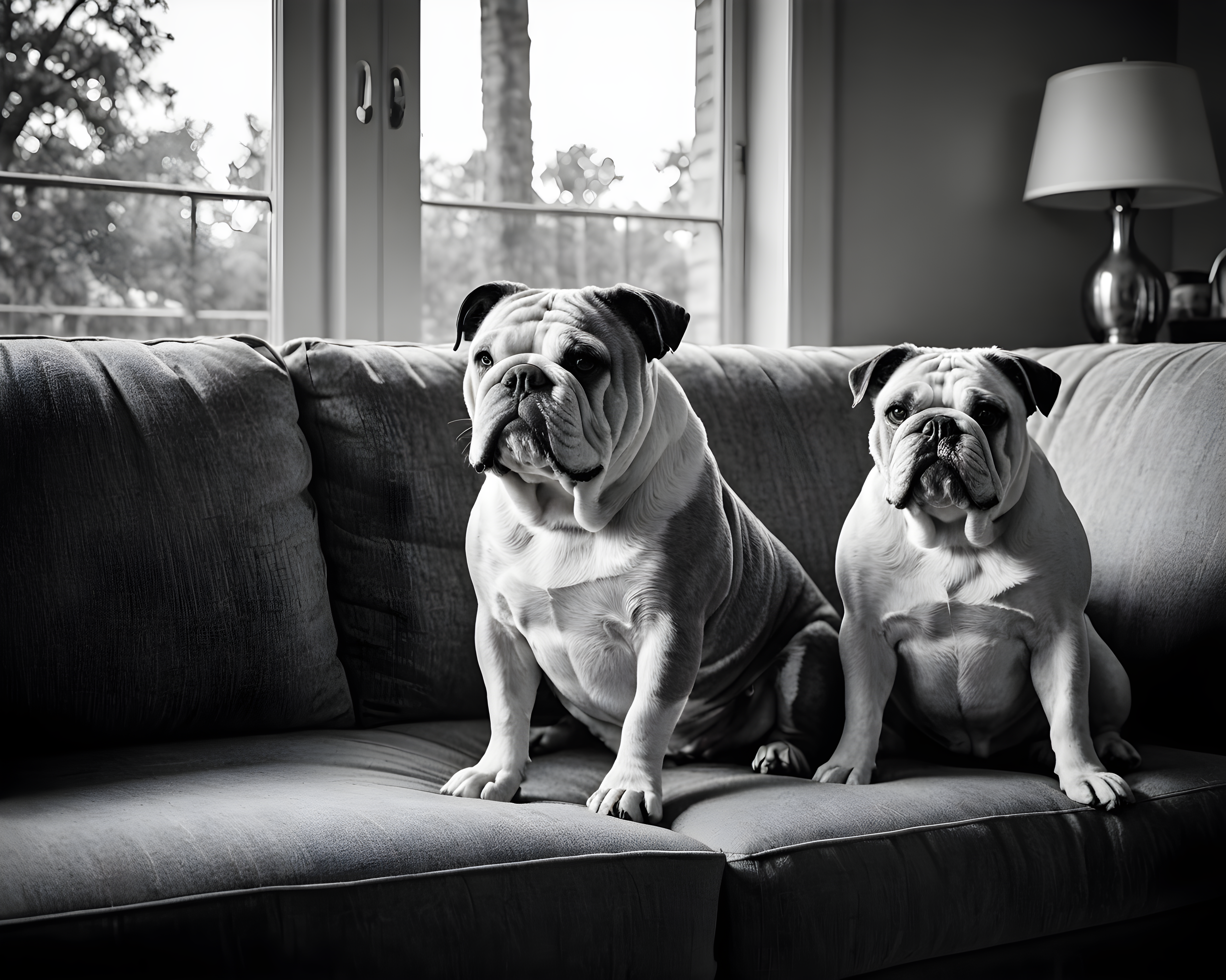 Bulldog — Black & White (Lifestyle)