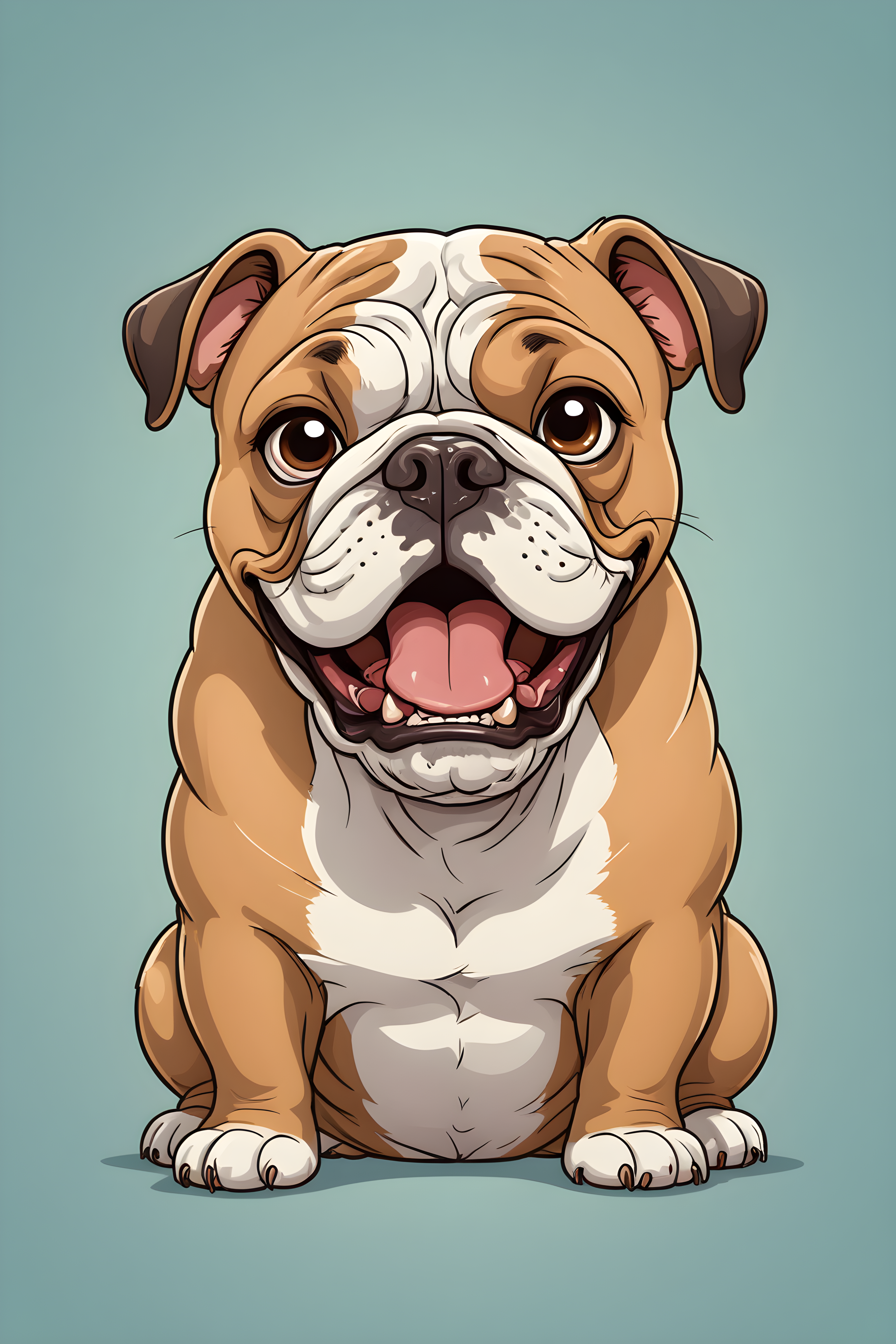 Bulldog — Cartoon / Kawaii (Funny)
