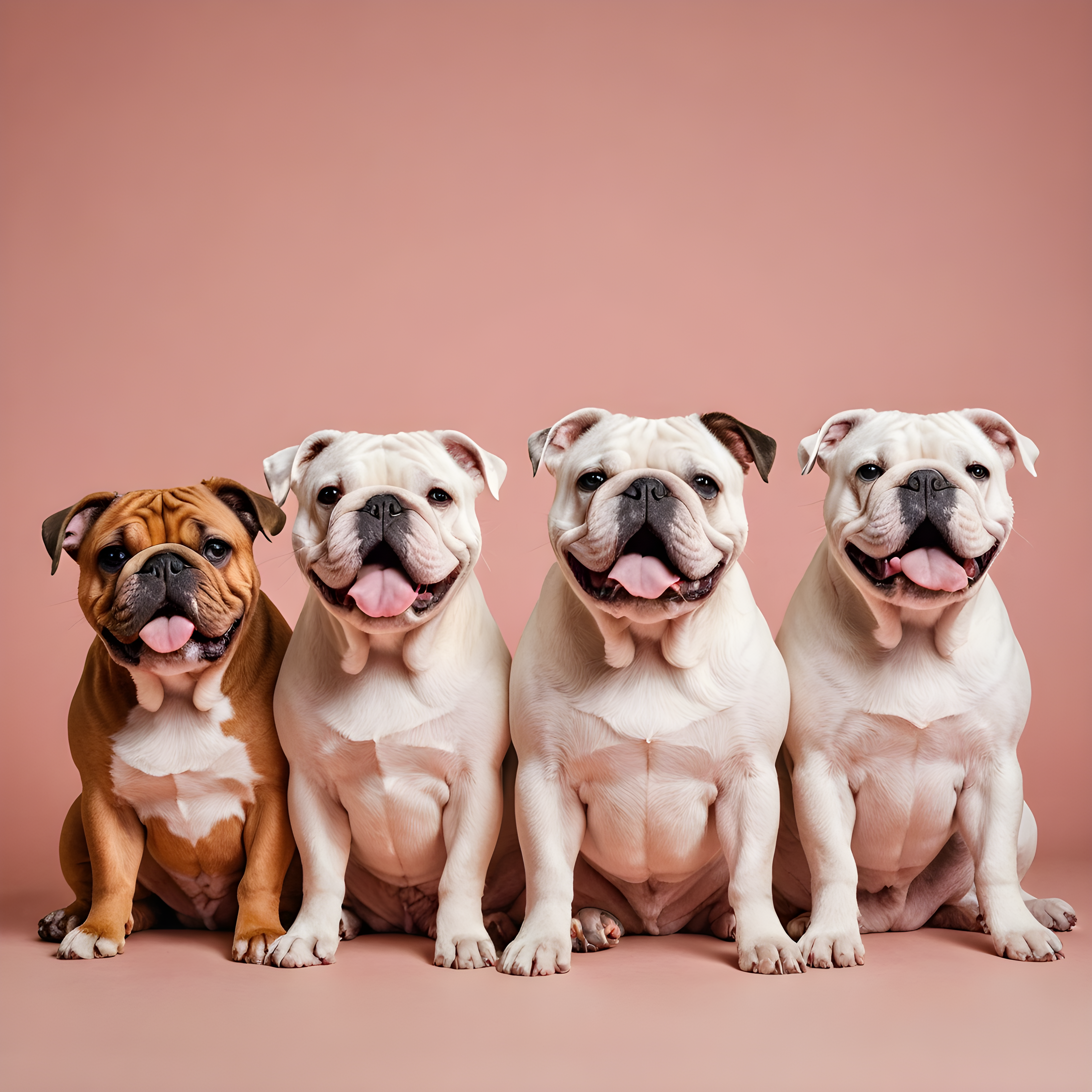 Bulldog — Modern Aesthetic (Happy)