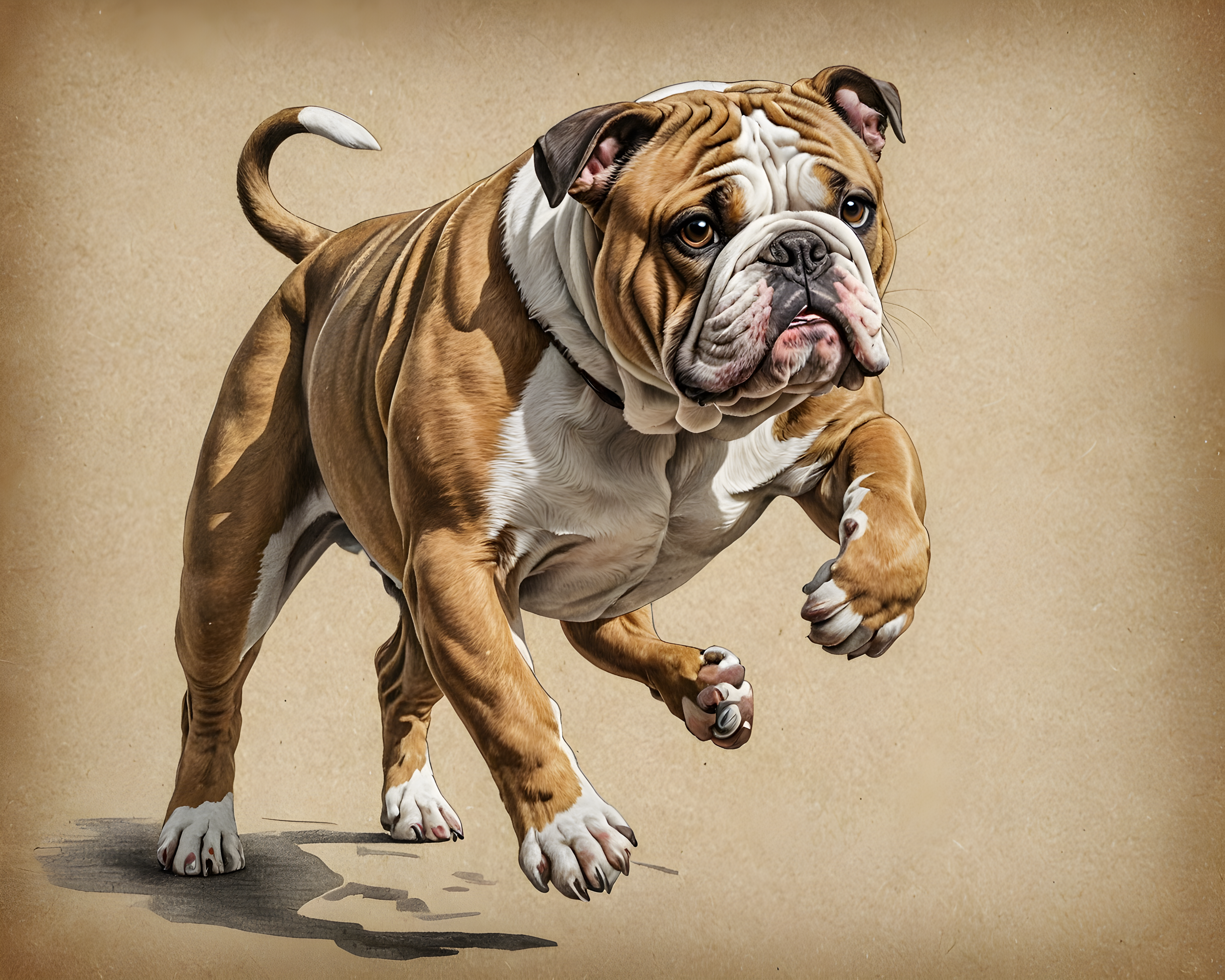 Bulldog — Pencil Sketch (Luxury)
