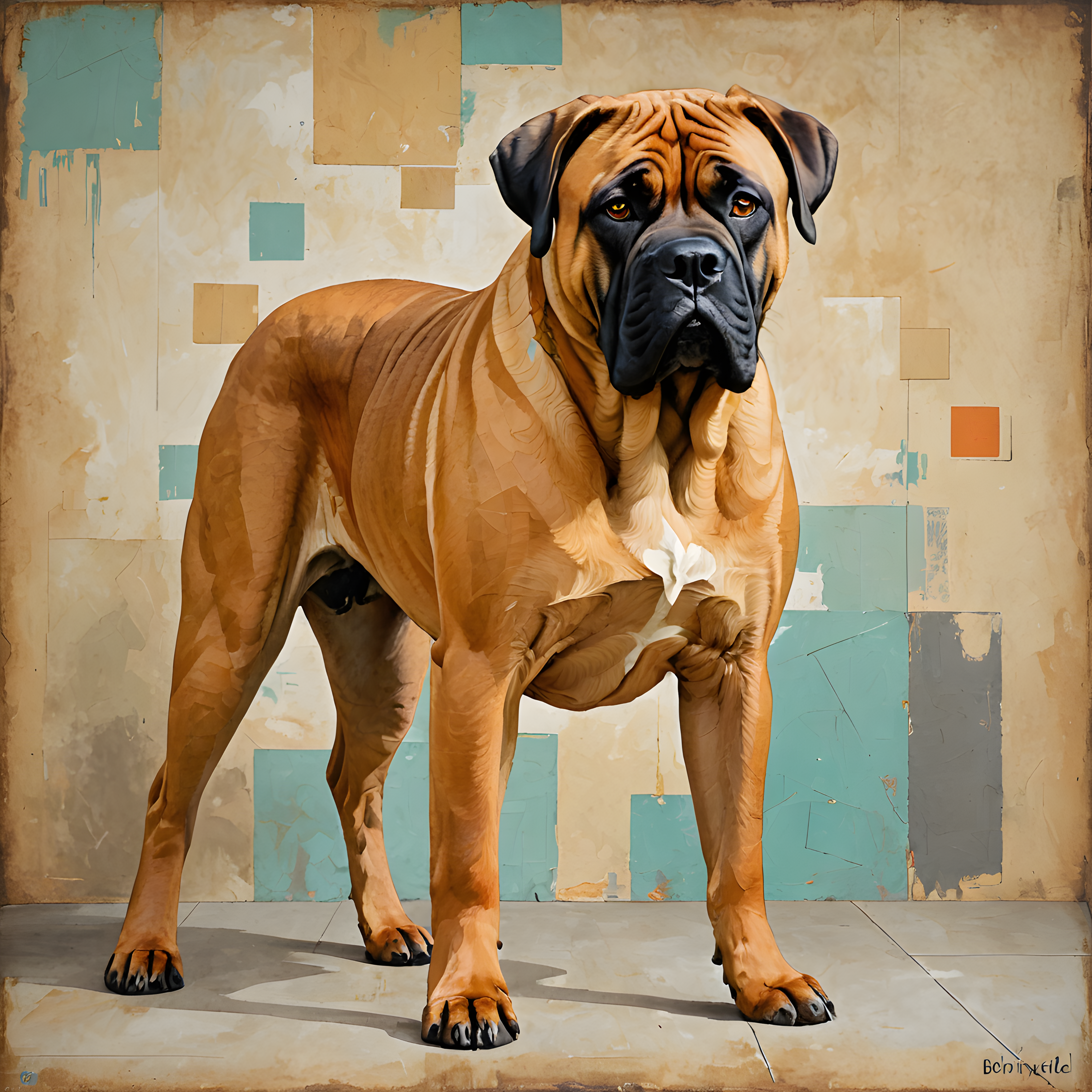Bullmastiff — Abstract (Emotional)