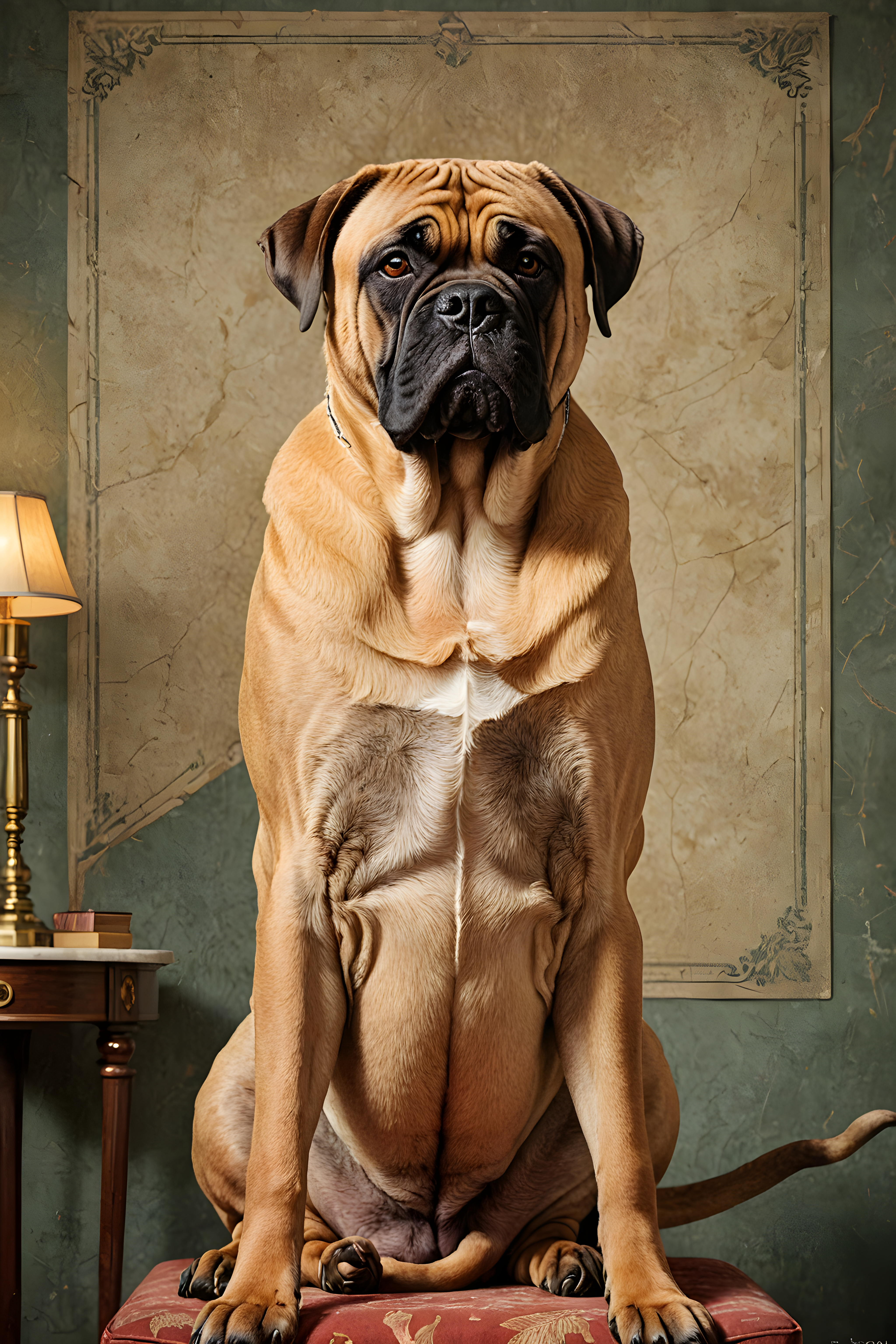 Bullmastiff — Vintage Poster (Luxury)