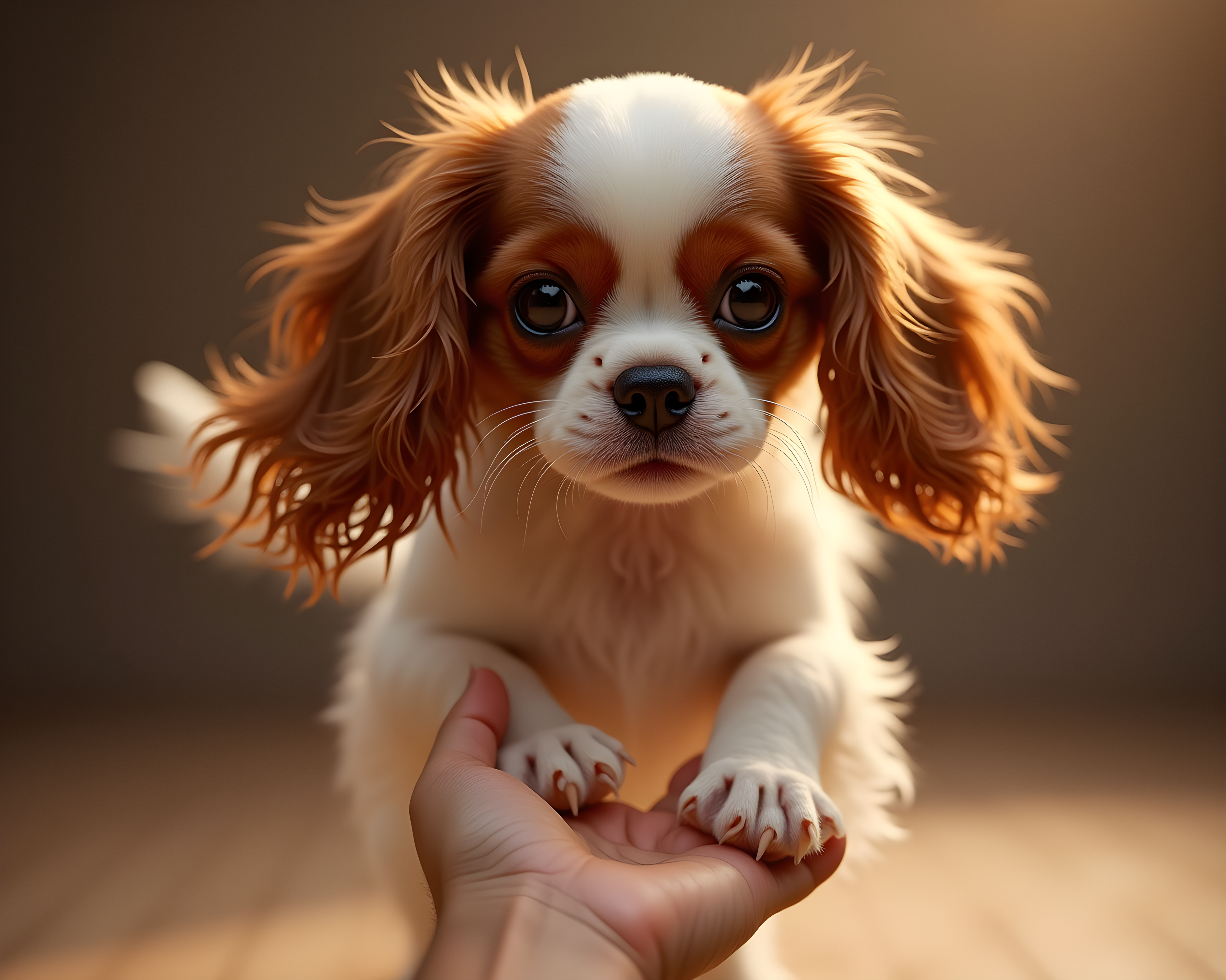 Cavalier King Charles Spaniel — Hyper-Realistic (Energetic)