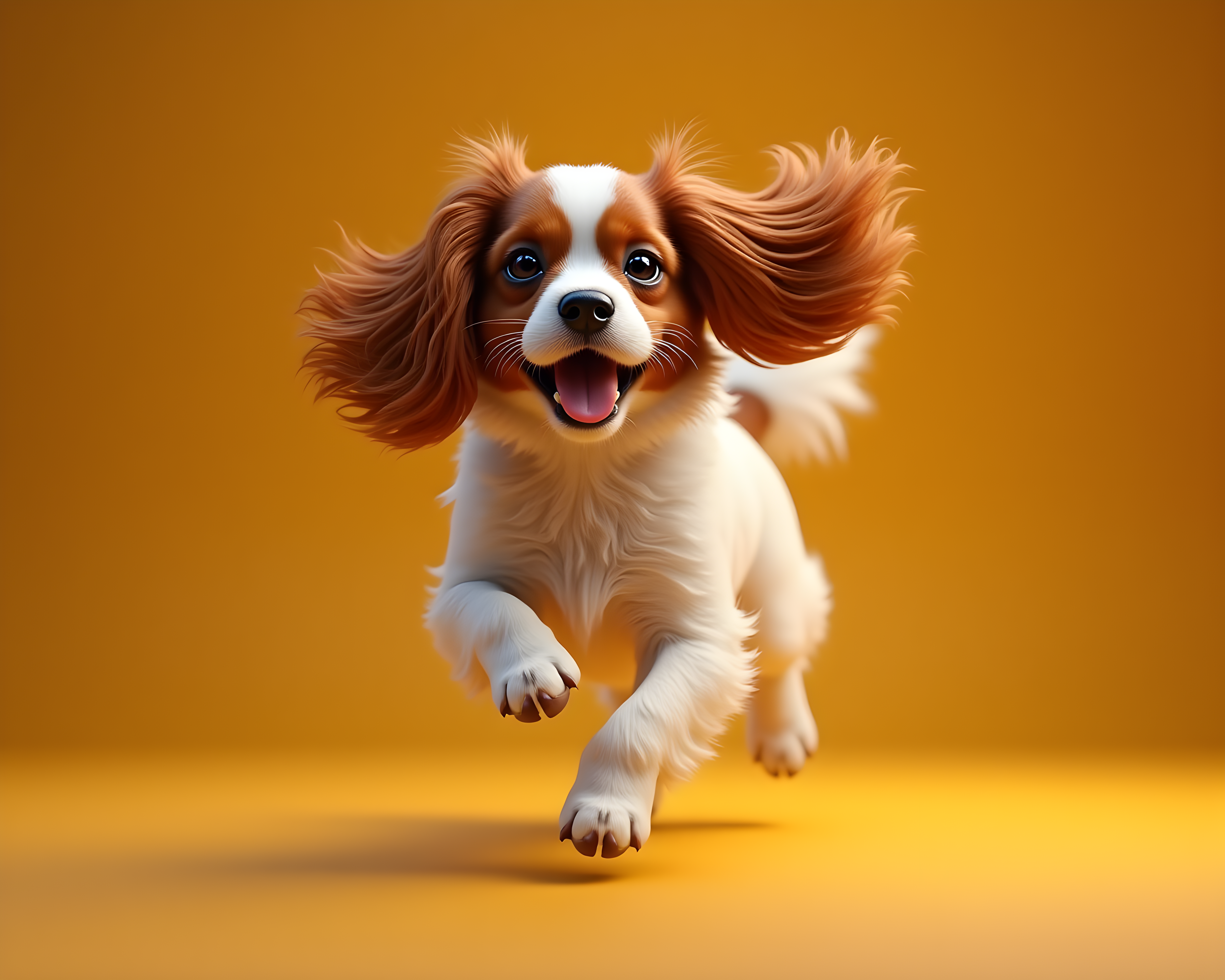 Cavalier King Charles Spaniel — Hyper-Realistic (Happy)