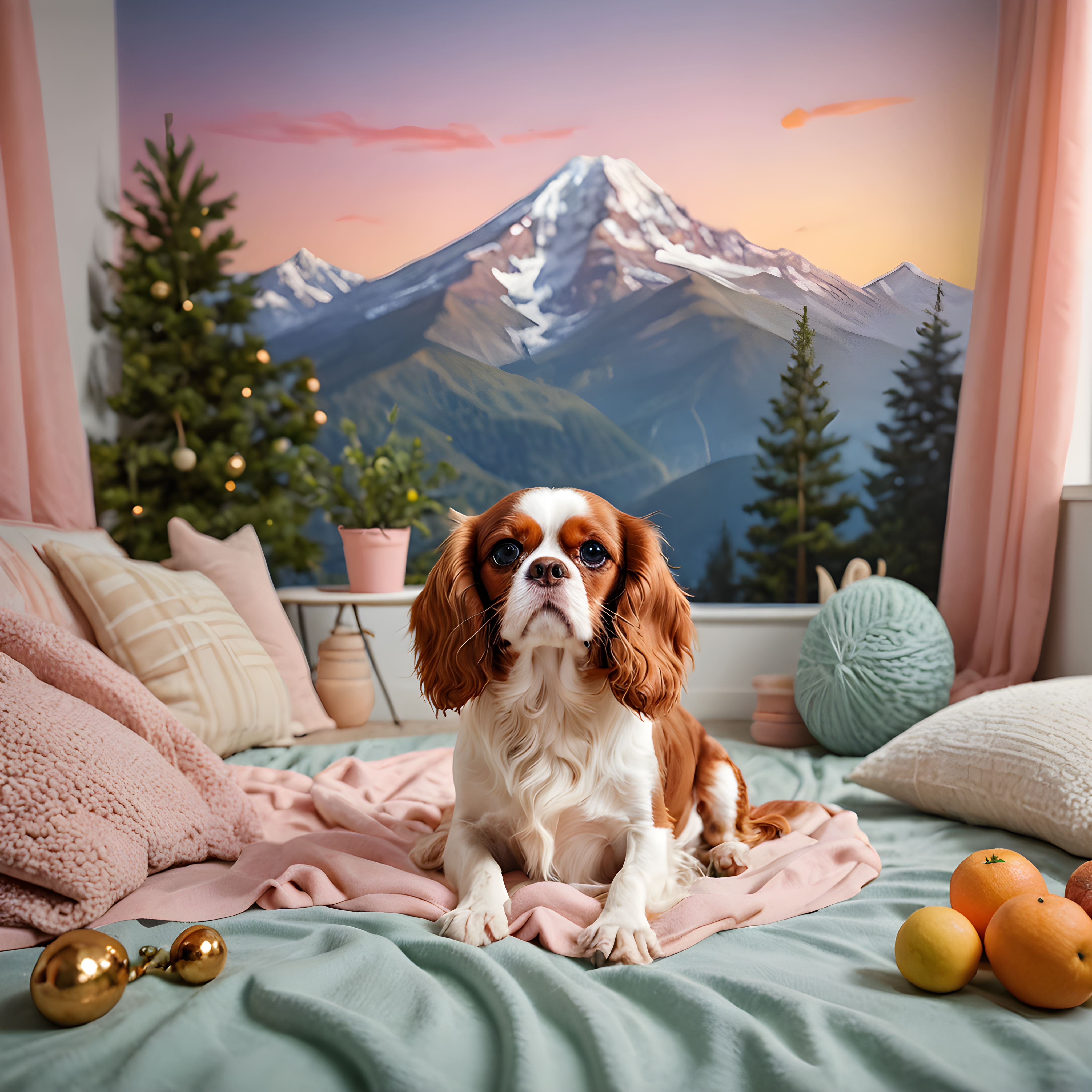 Cavalier King Charles Spaniel — Modern Aesthetic (Fantasy)