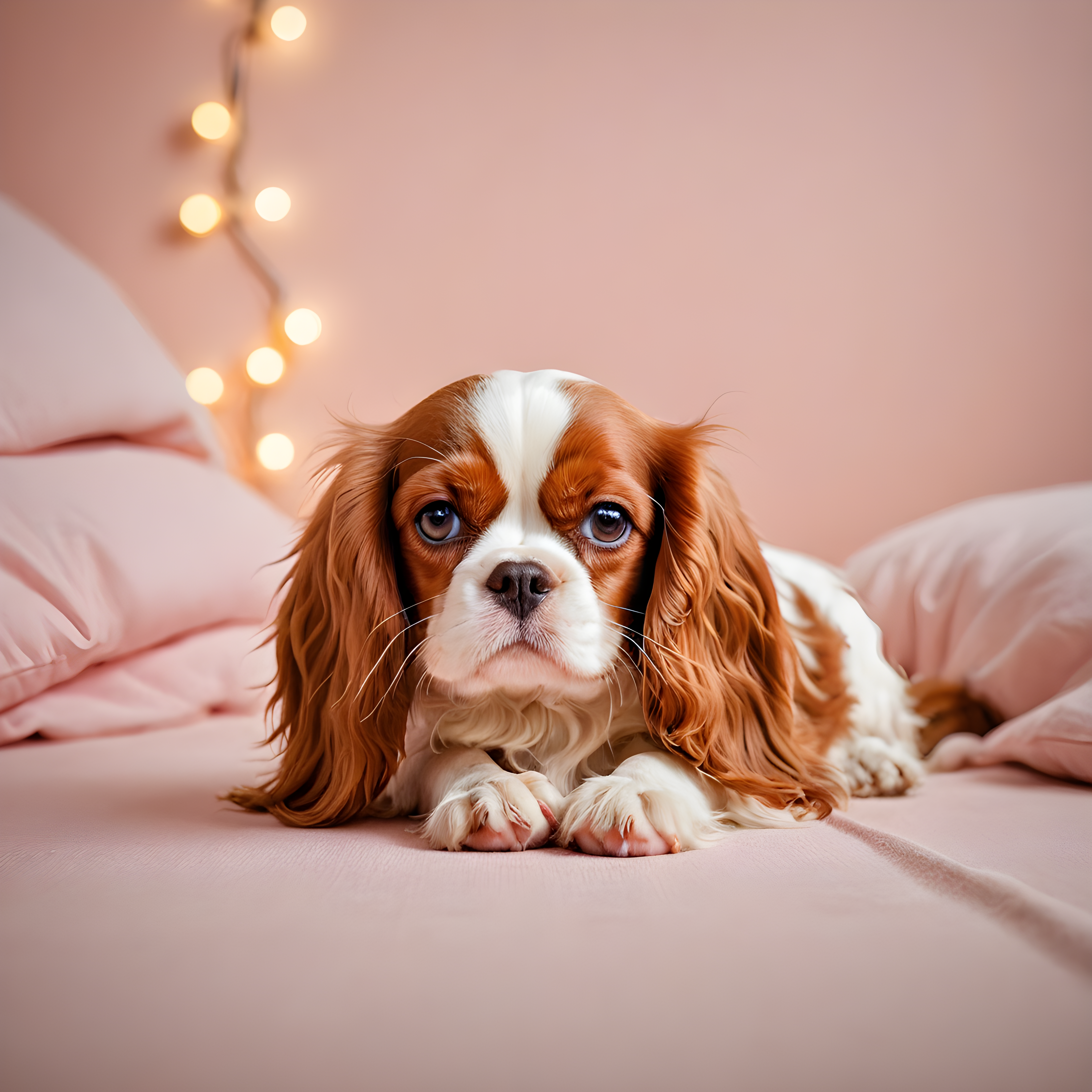 Cavalier King Charles Spaniel — Modern Aesthetic (Sleepy)