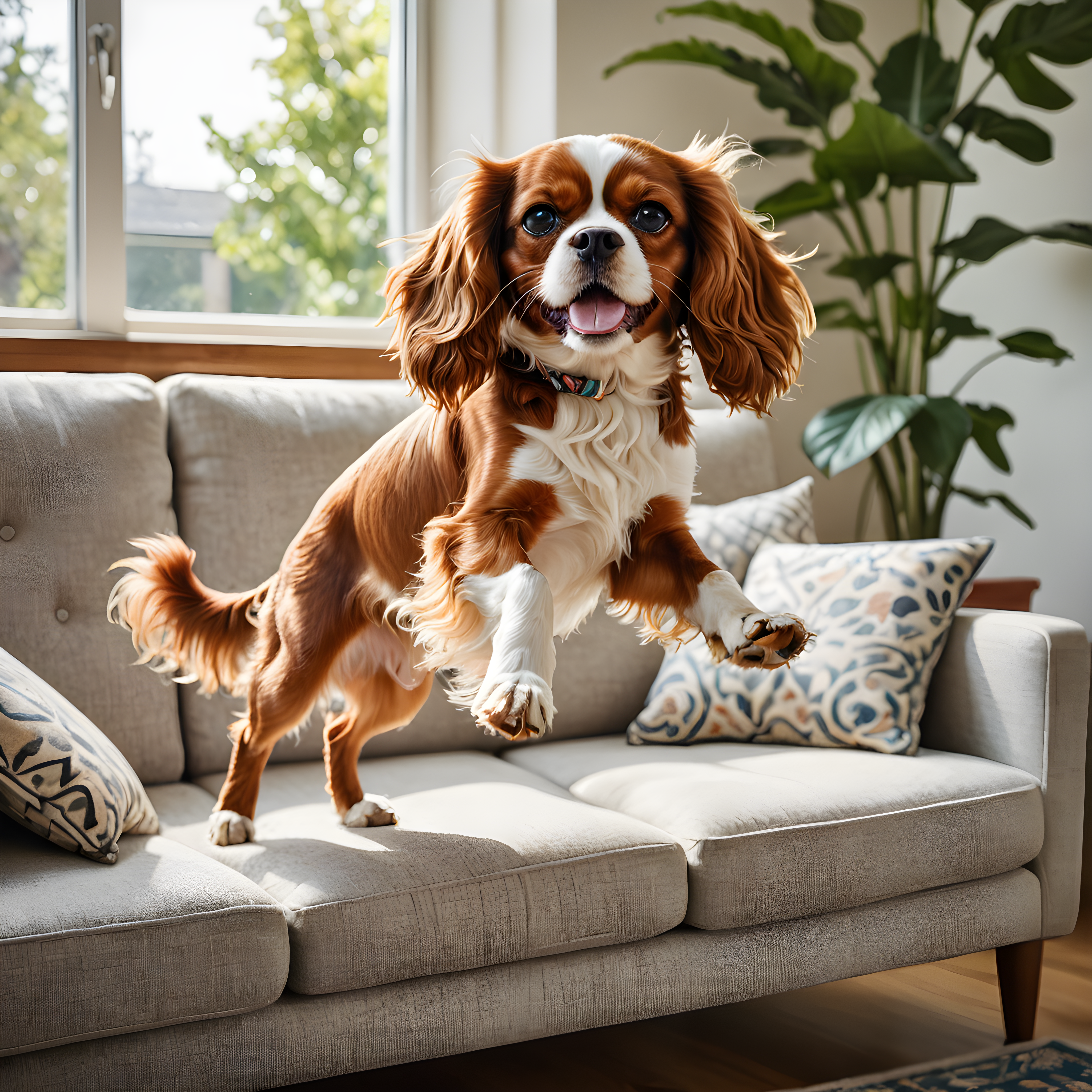 Cavalier King Charles Spaniel — Retro (Lifestyle)