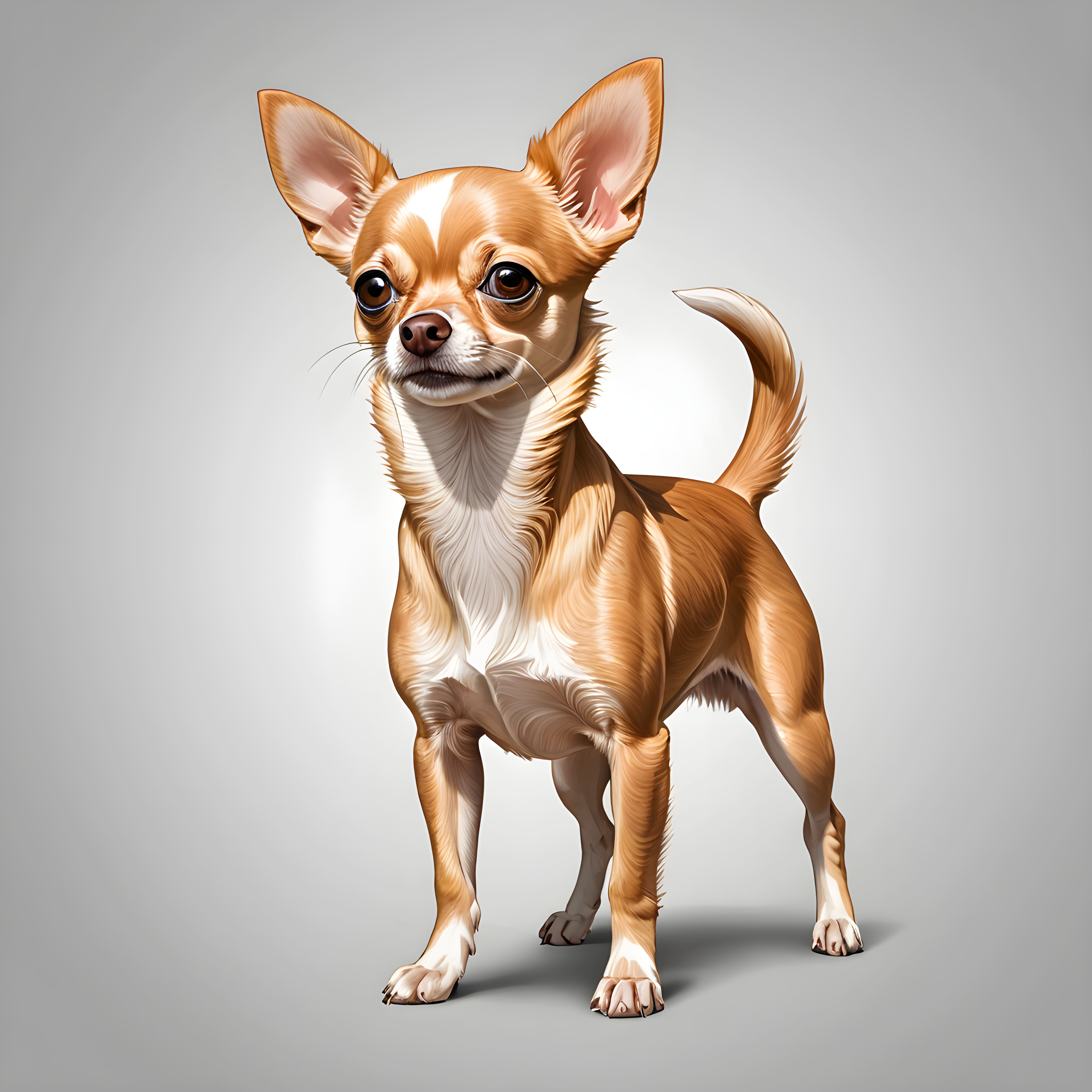 Chihuahua — Line Art (Energetic)