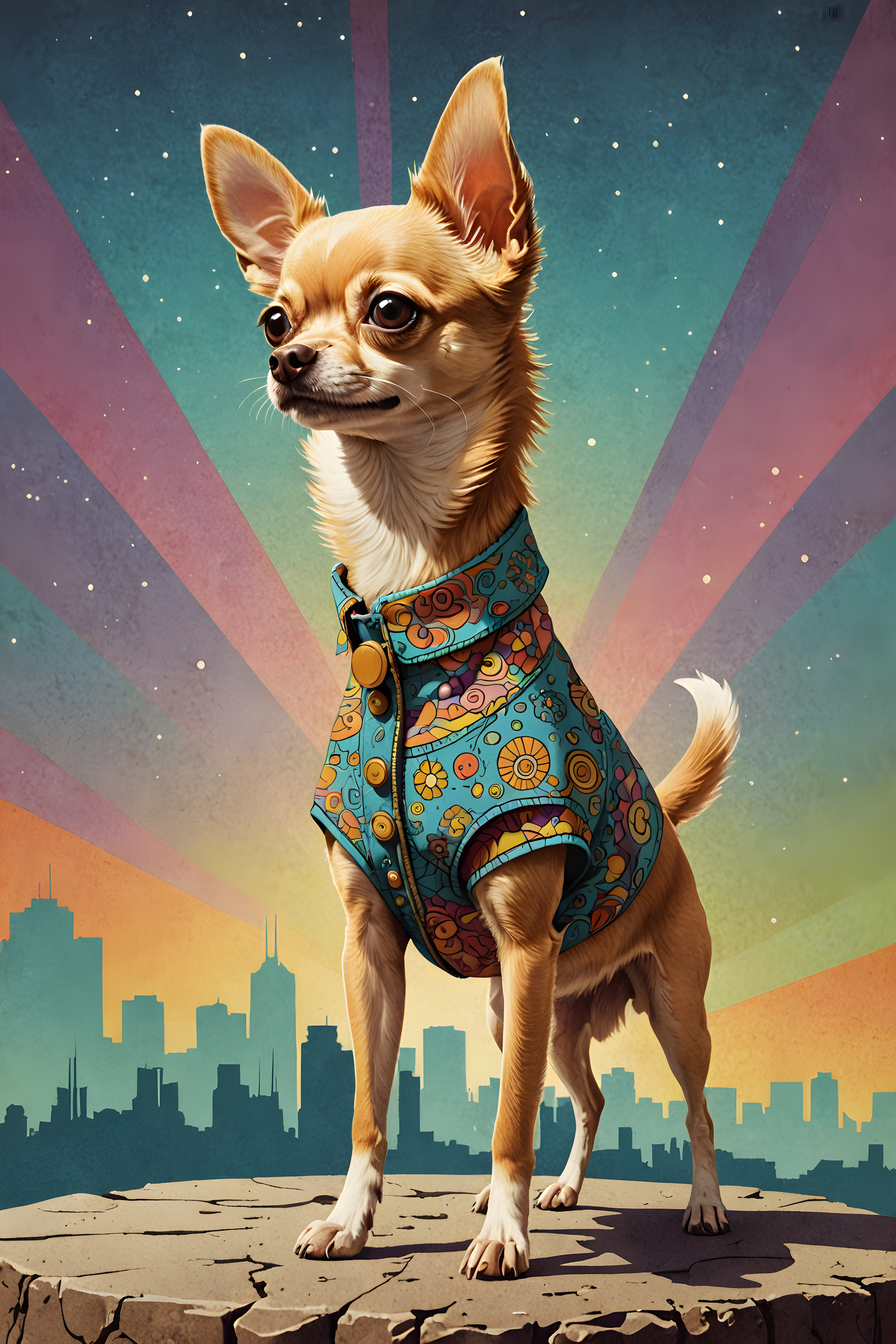 Chihuahua — Retro (Fantasy)