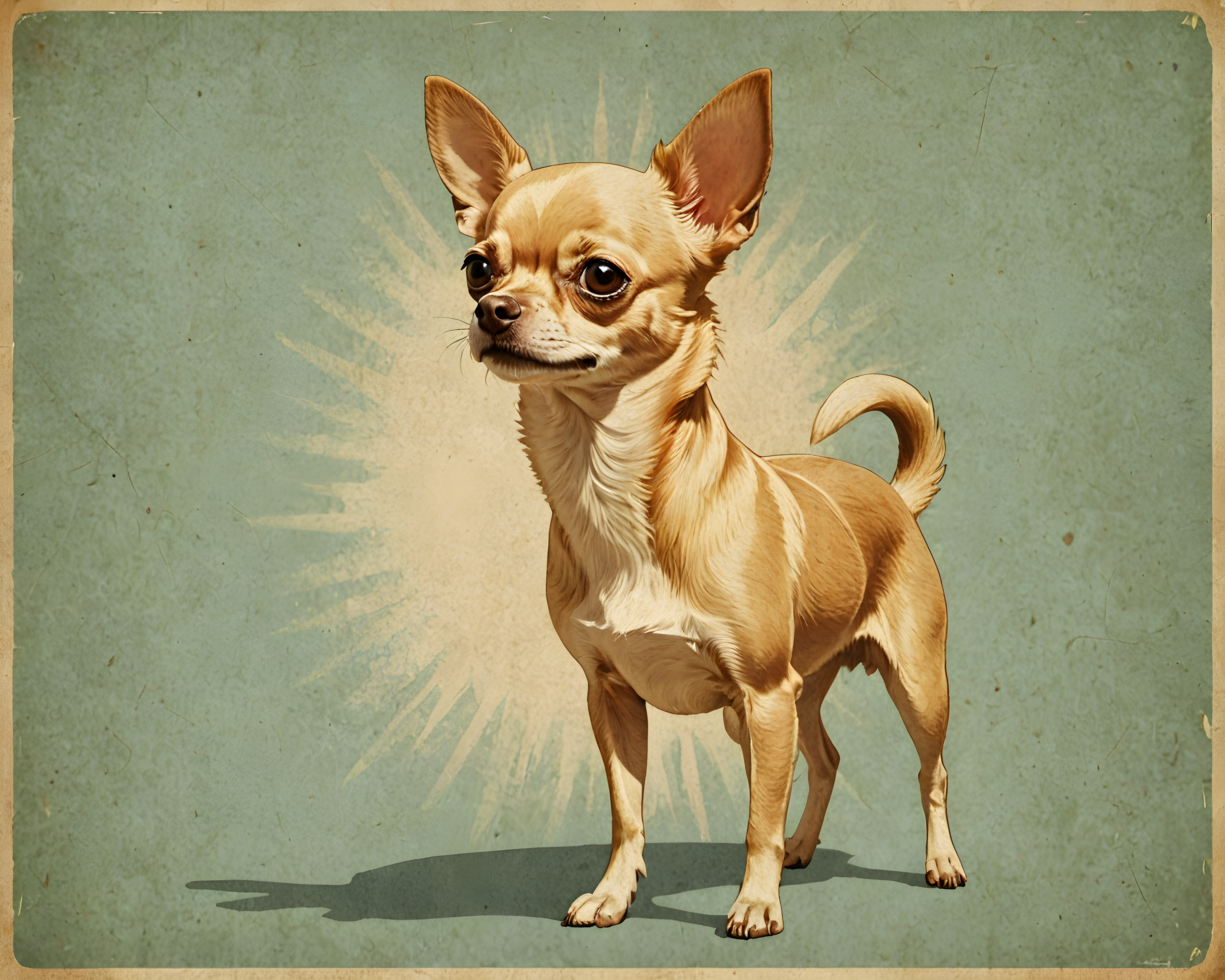 Chihuahua — Vintage Poster (Funny)