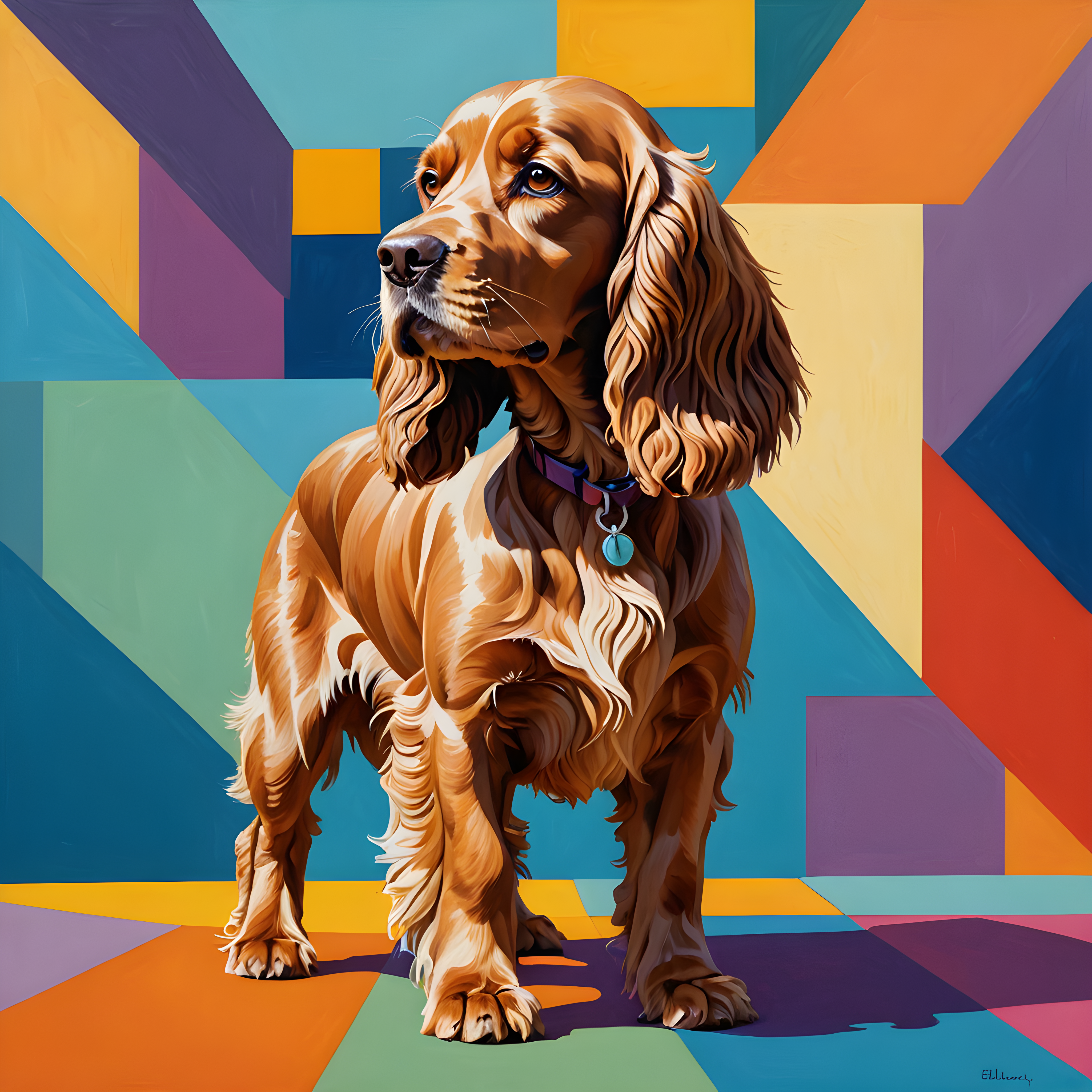 Cocker Spaniel — Abstract (Fantasy)
