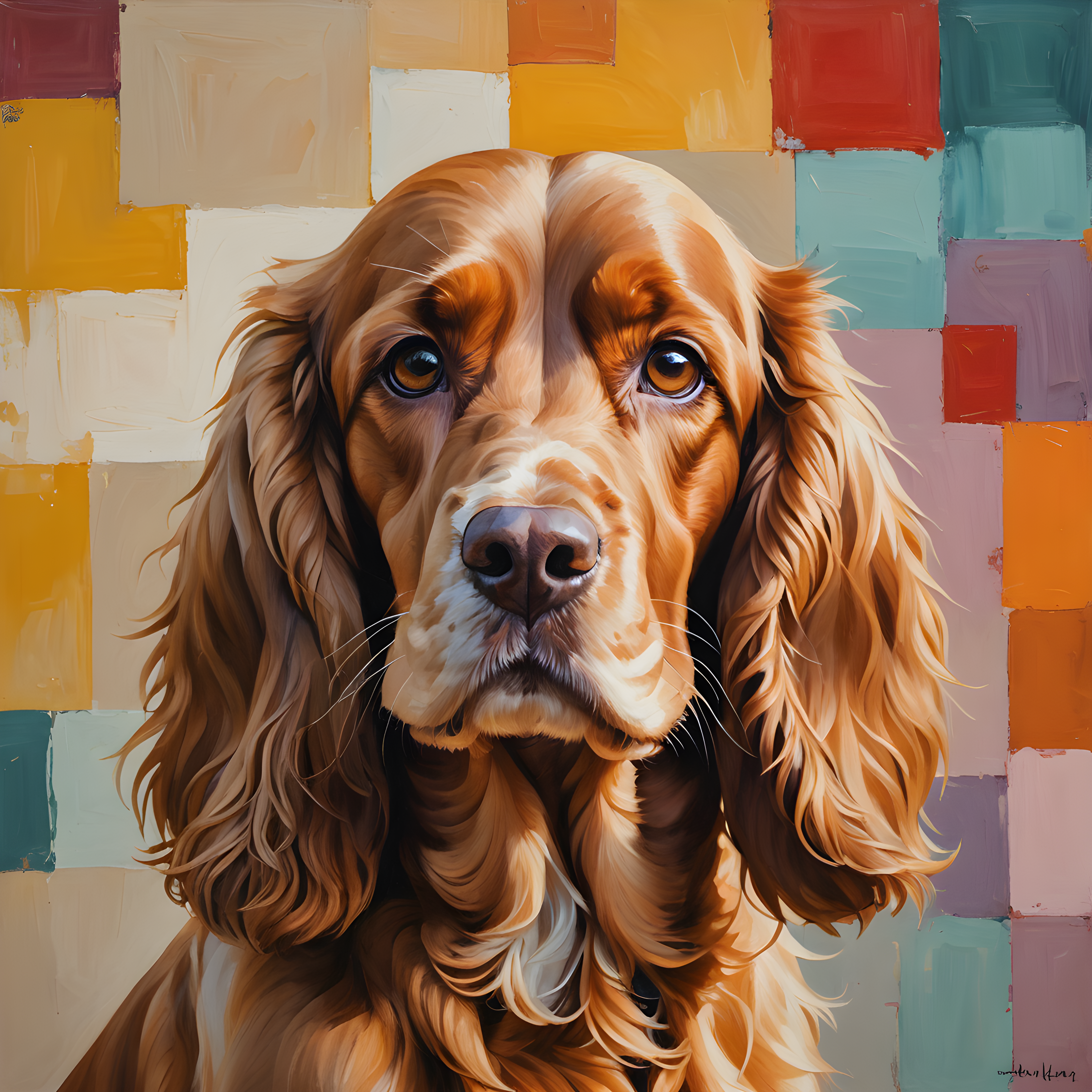 Cocker Spaniel — Abstract (Romantic)