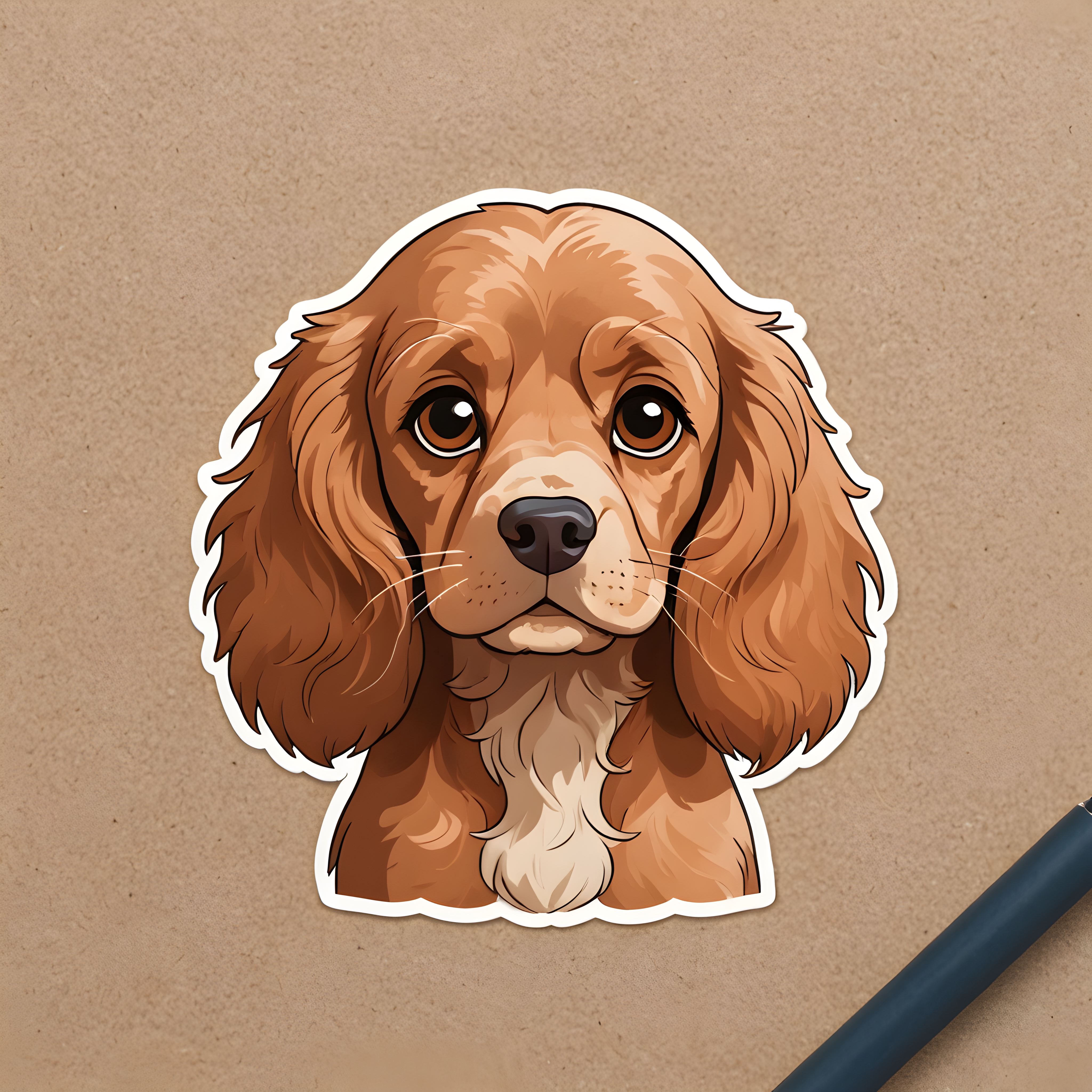 Cocker Spaniel — Cartoon / Kawaii (Aesthetic)