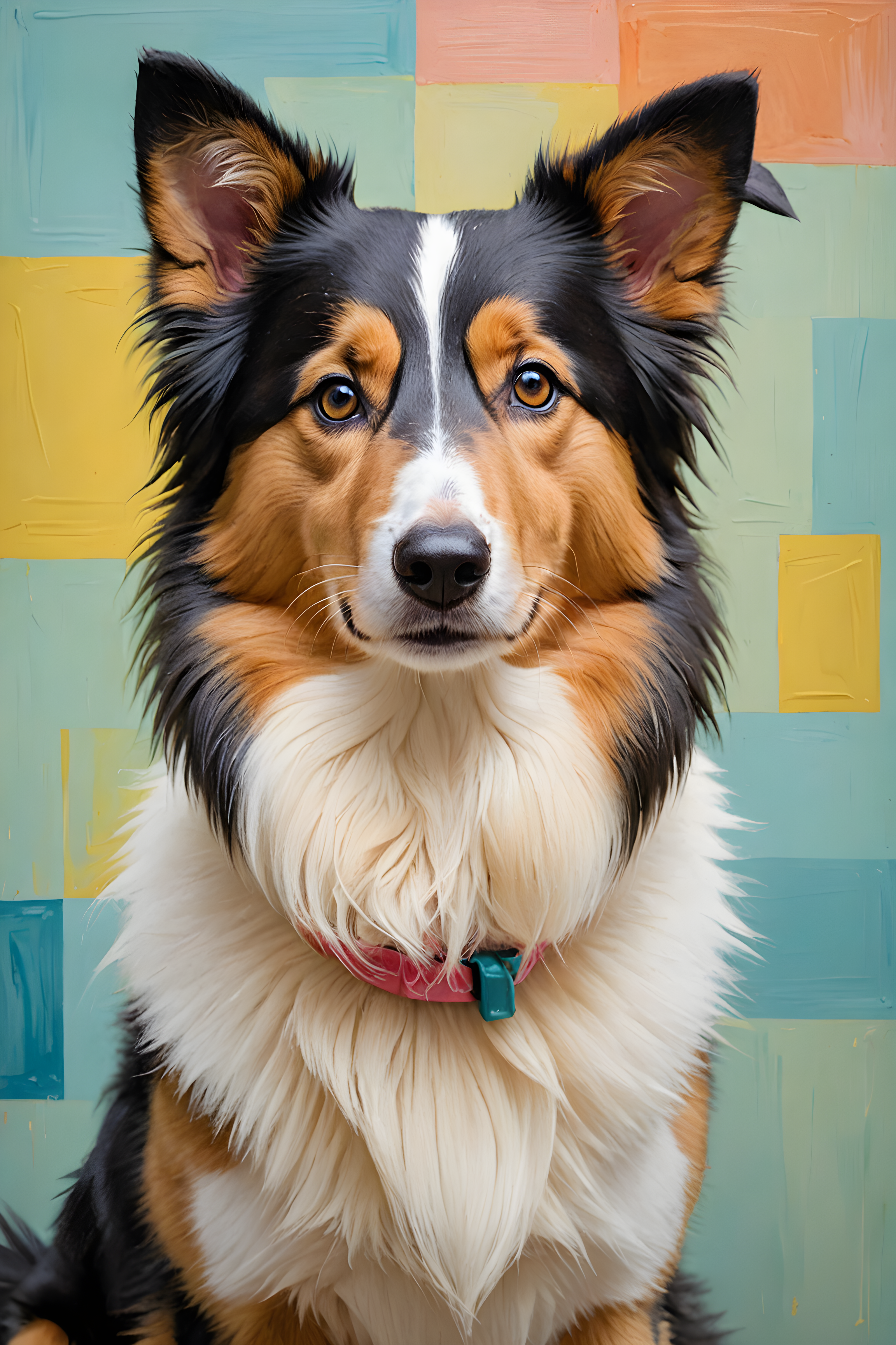 Collie — Abstract (Cute)