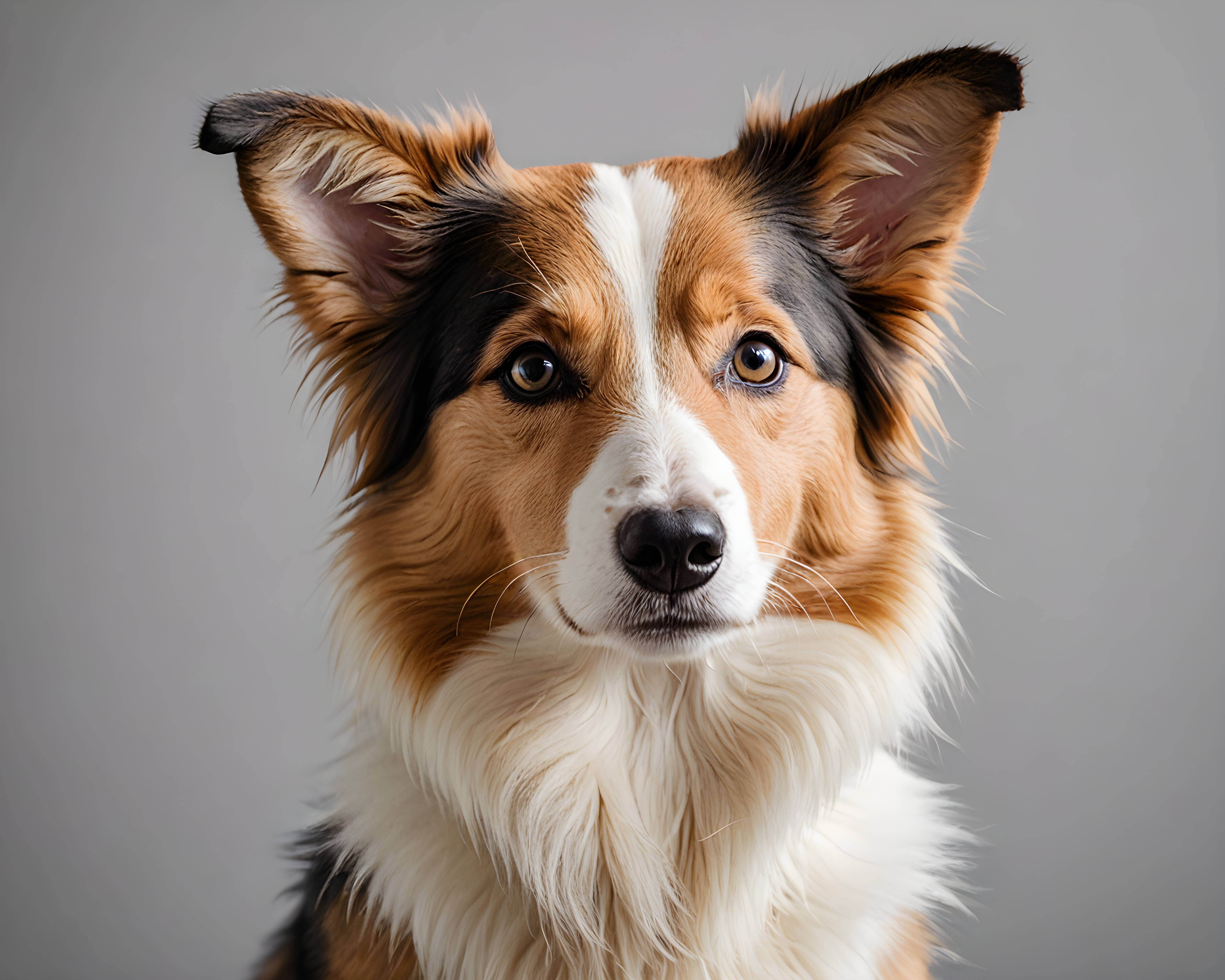Collie — Minimalist Line Art (Cute)