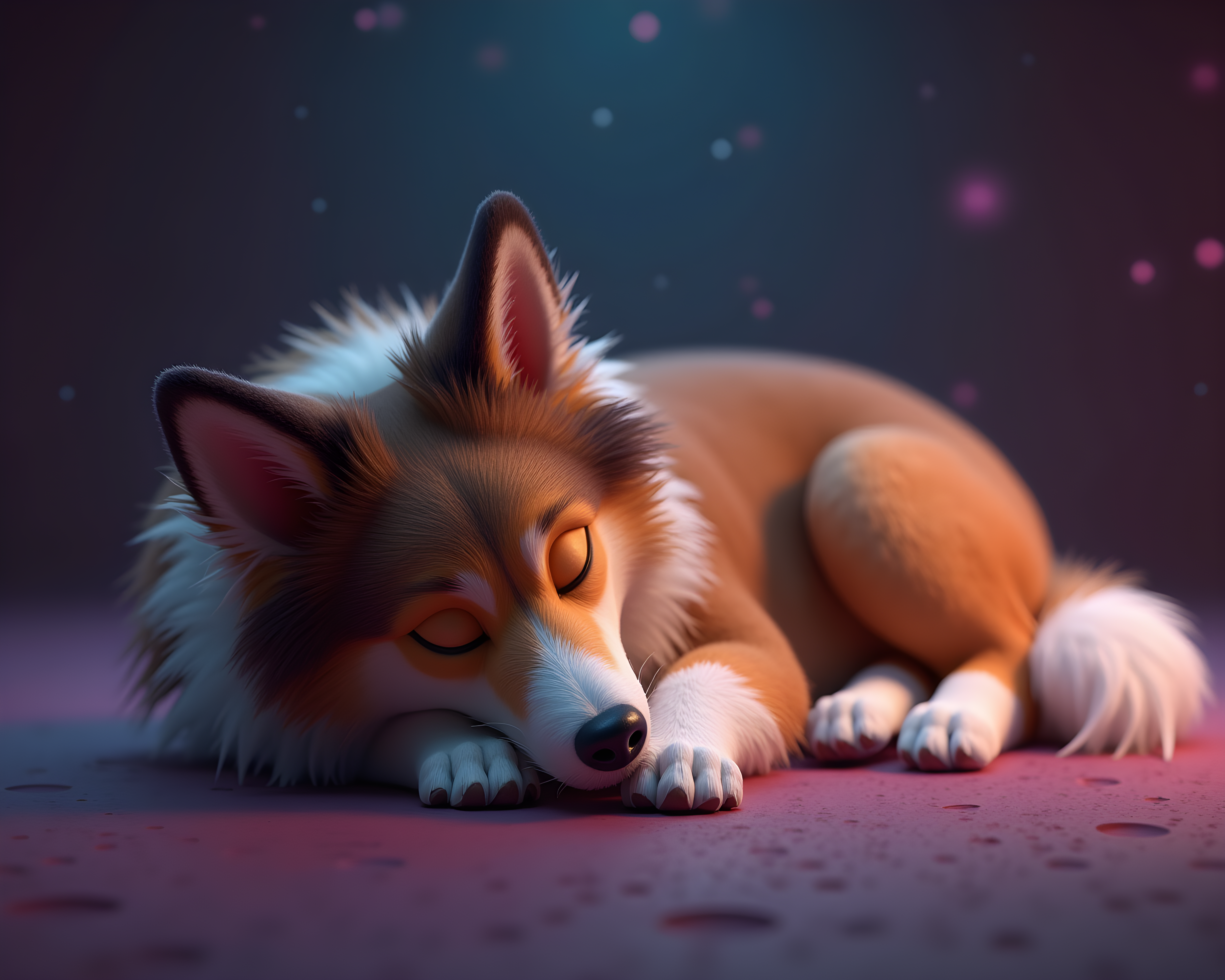 Collie — 3D Render (Fantasy)
