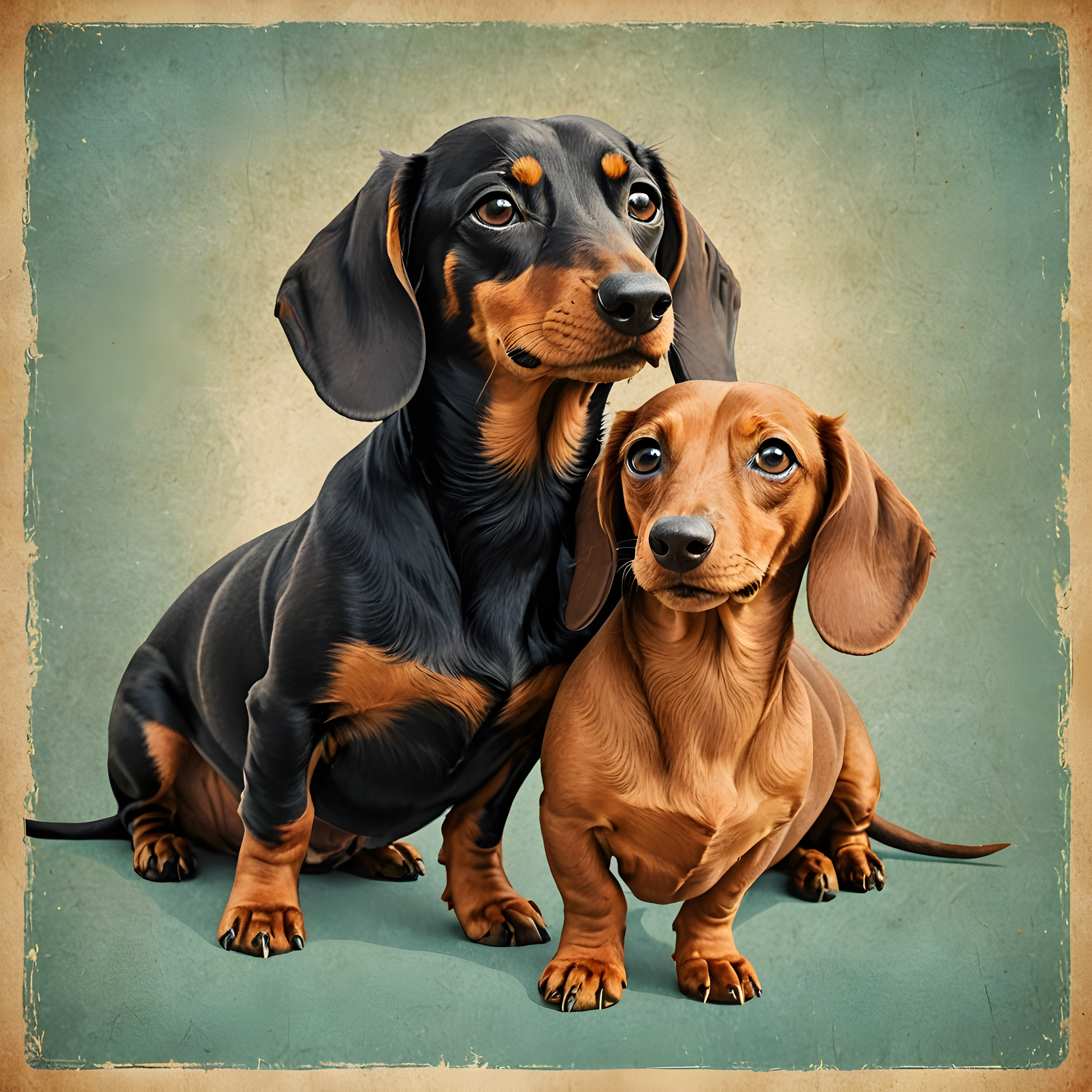 Dachshund — Vintage Poster (Fantasy)