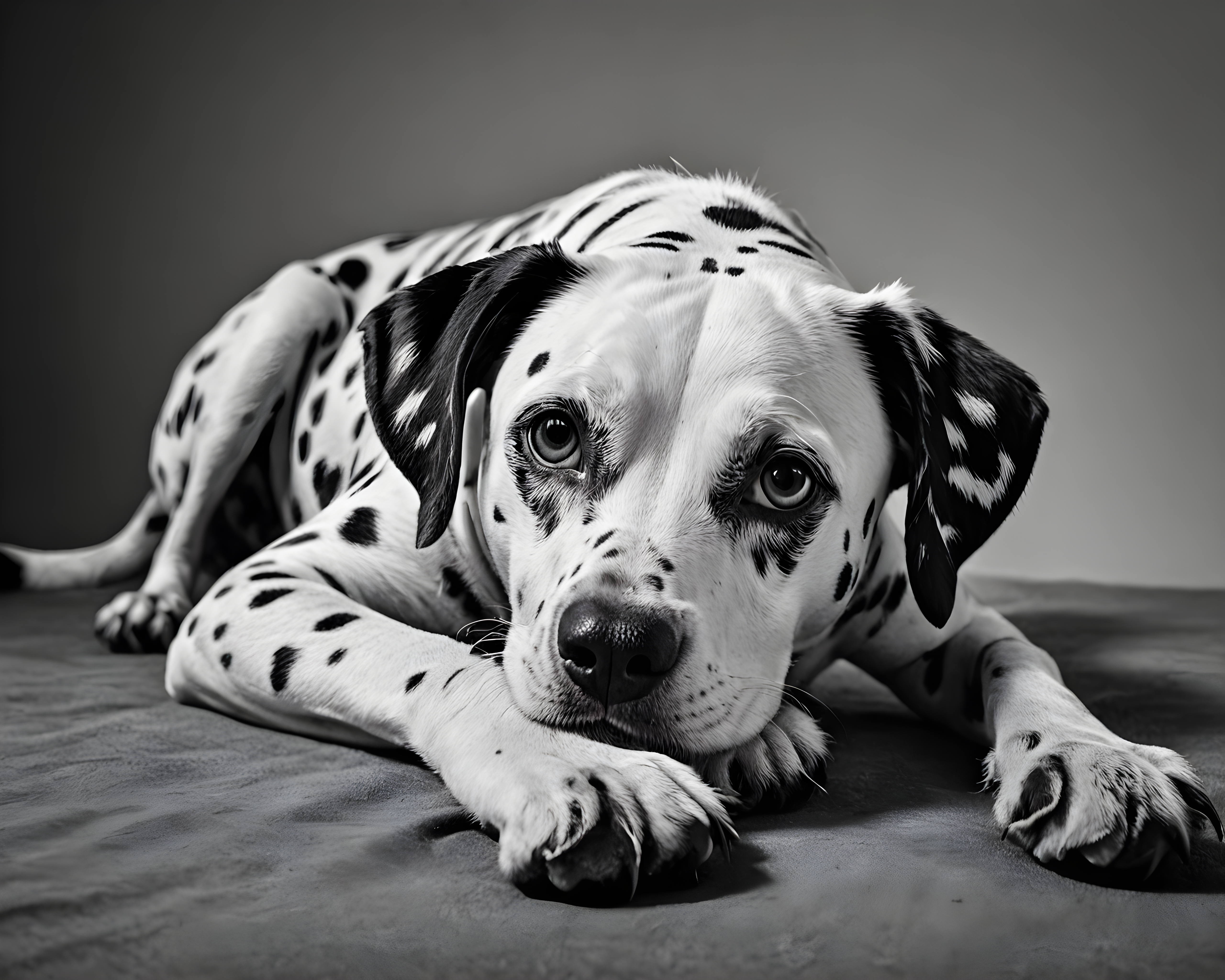 Dalmatian — Black & White (Funny)
