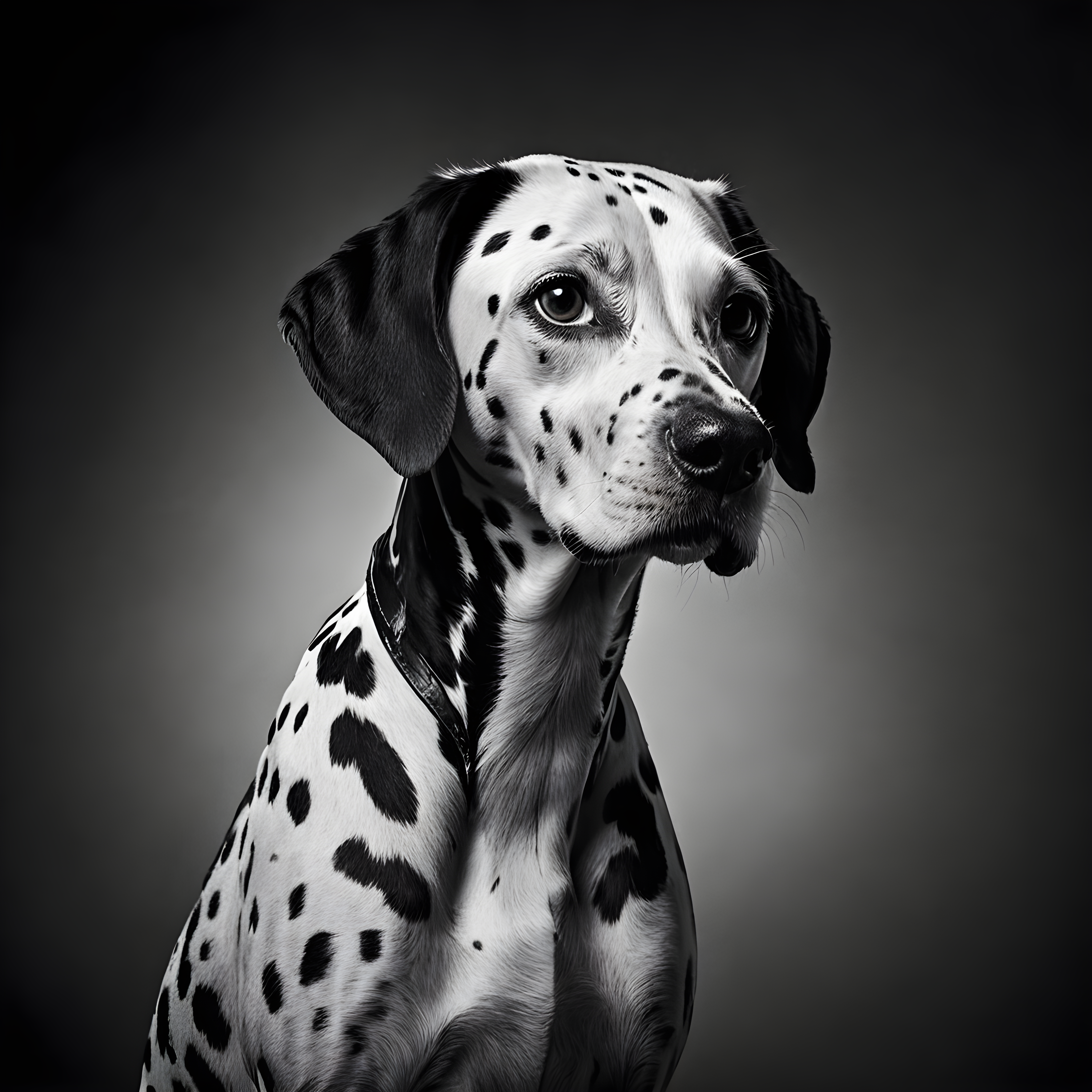 Dalmatian — Black & White (Motivational)