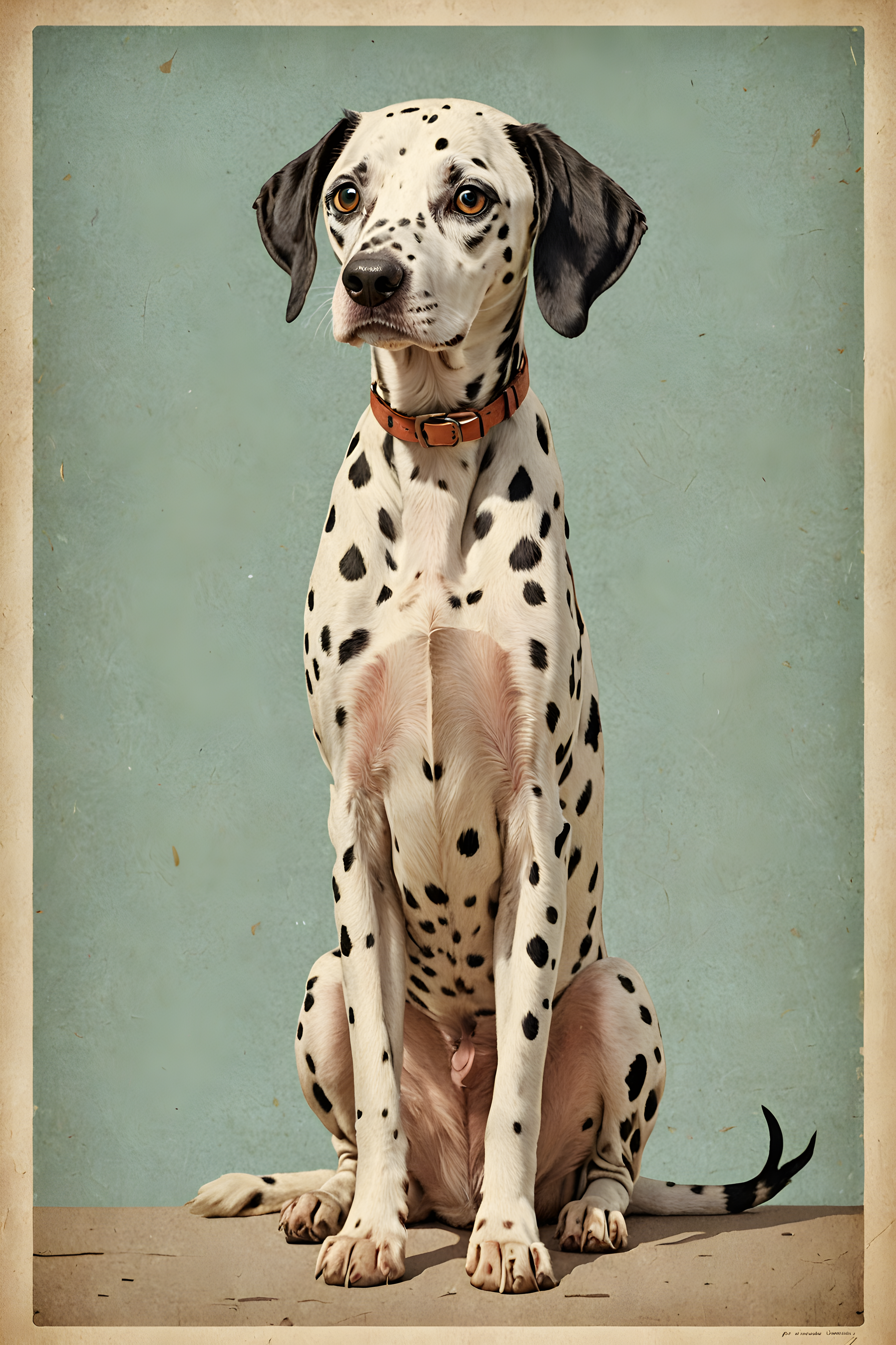 Dalmatian — Vintage Poster (Cute)