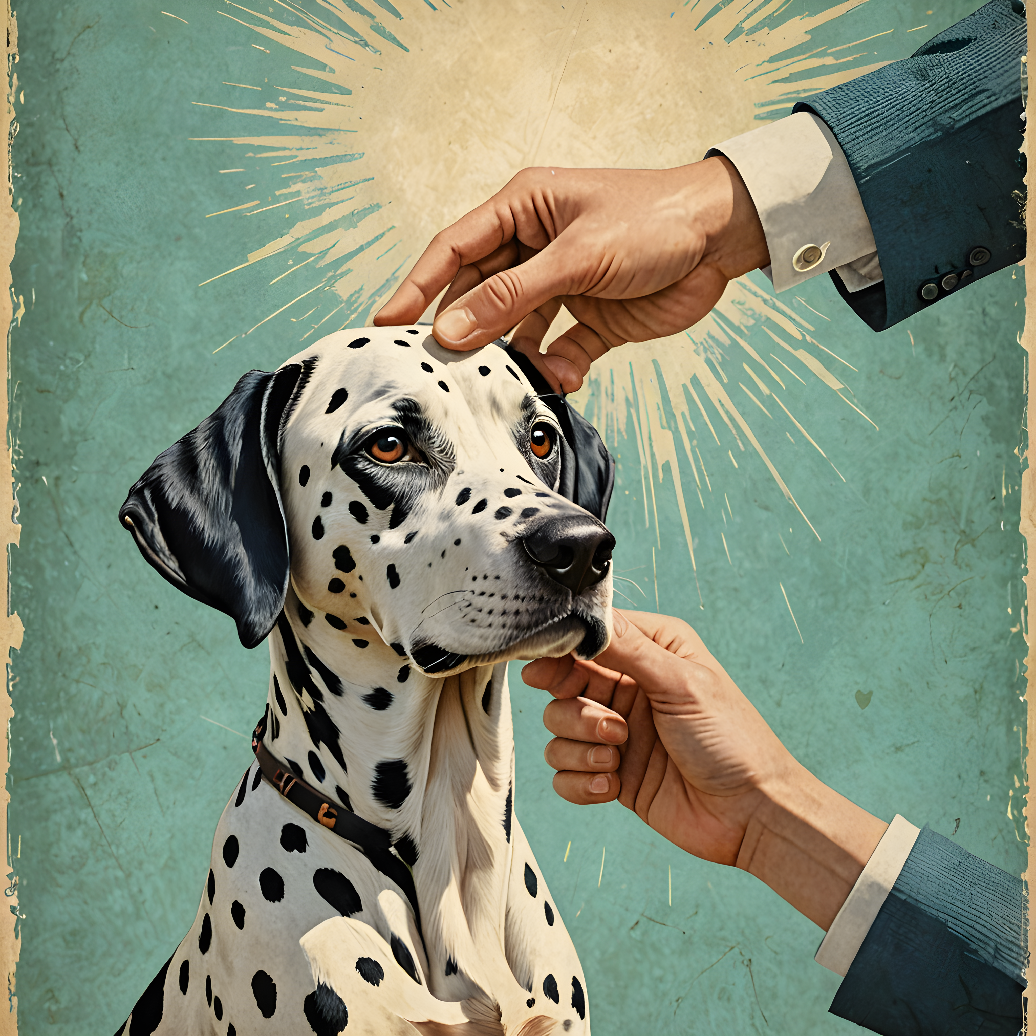 Dalmatian — Vintage Poster (Fantasy)