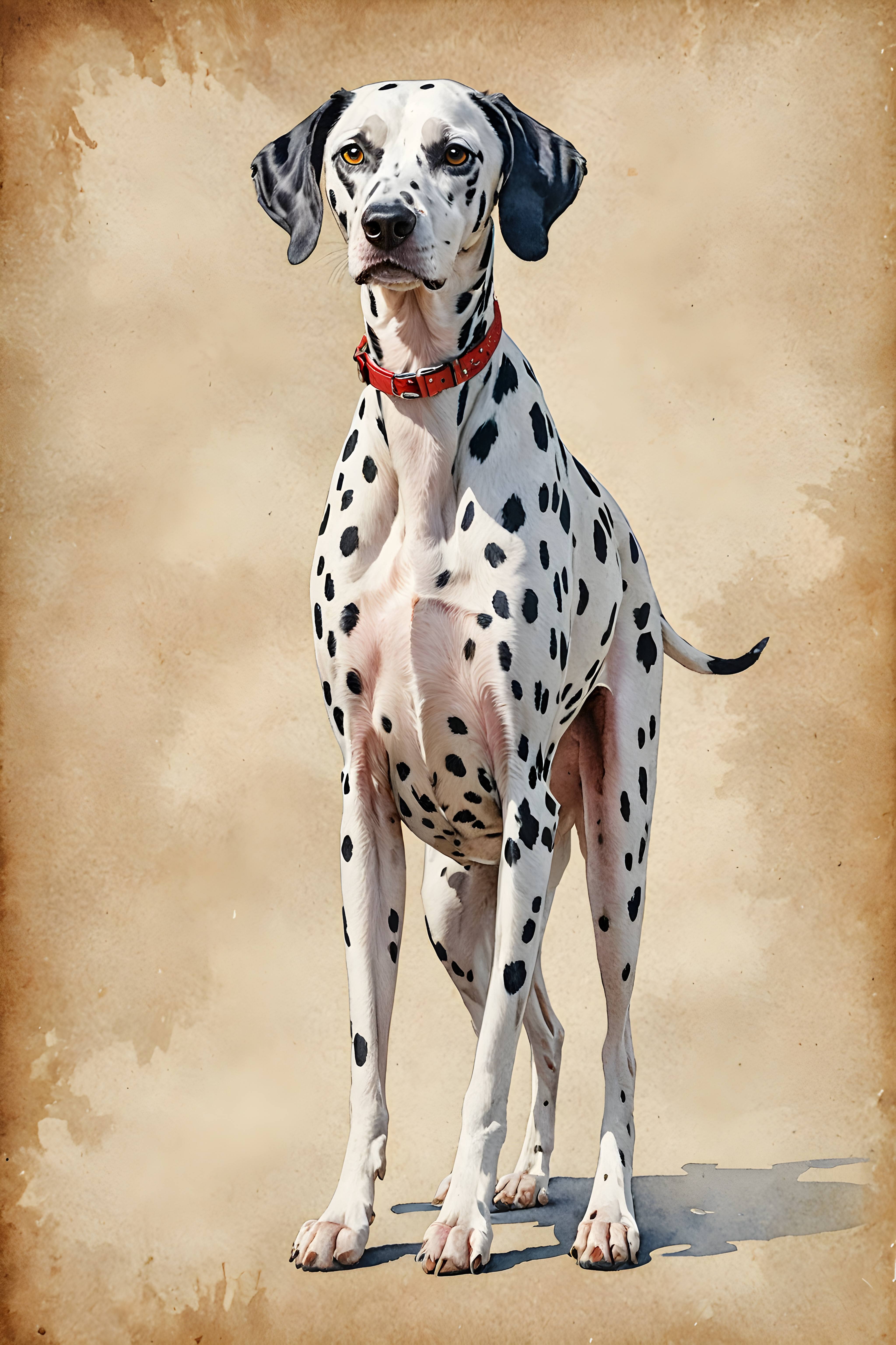 Dalmatian — Watercolor (Funny)