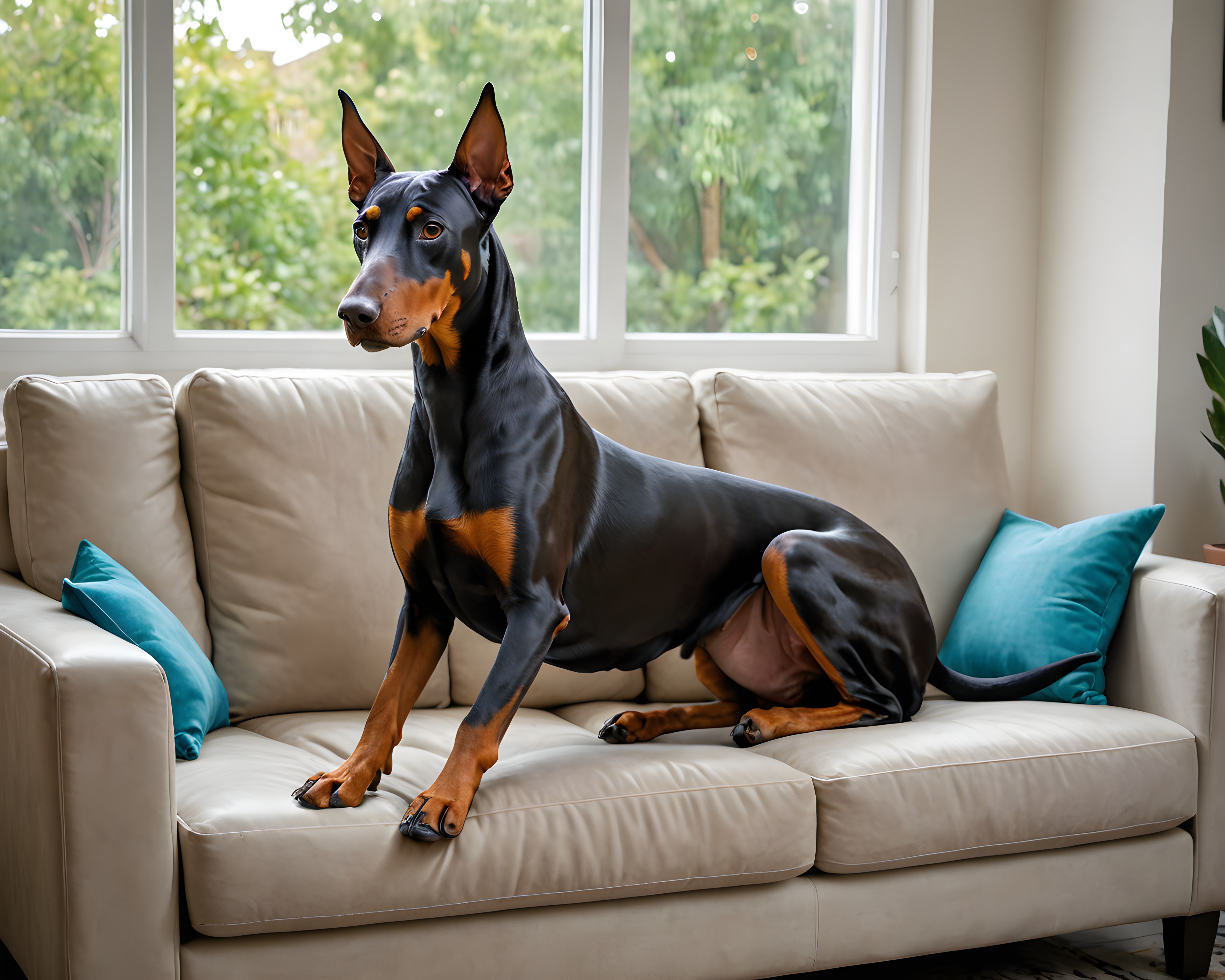 Doberman Pinscher — Abstract (Lifestyle)