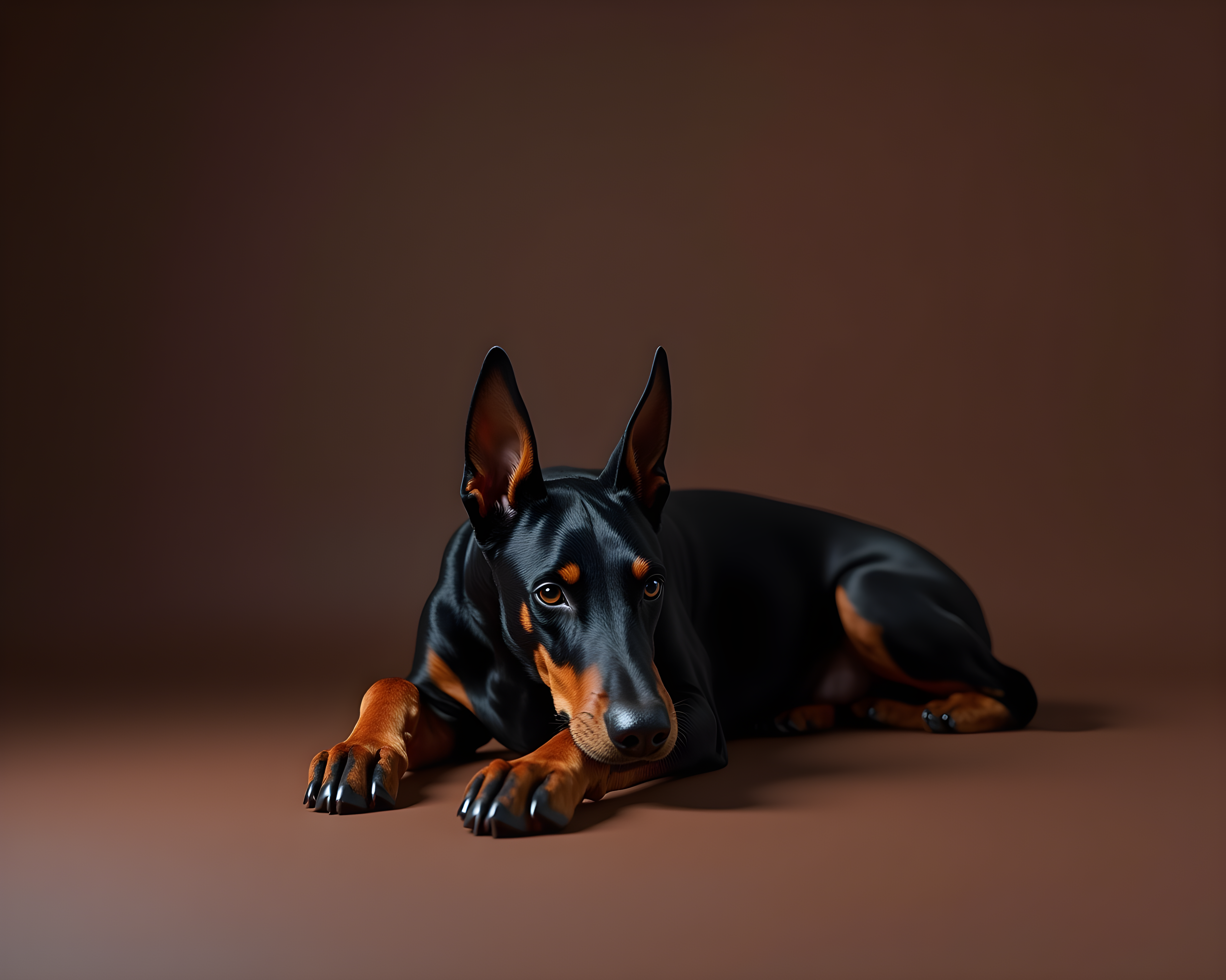 Doberman Pinscher — Hyper-Realistic (Energetic)
