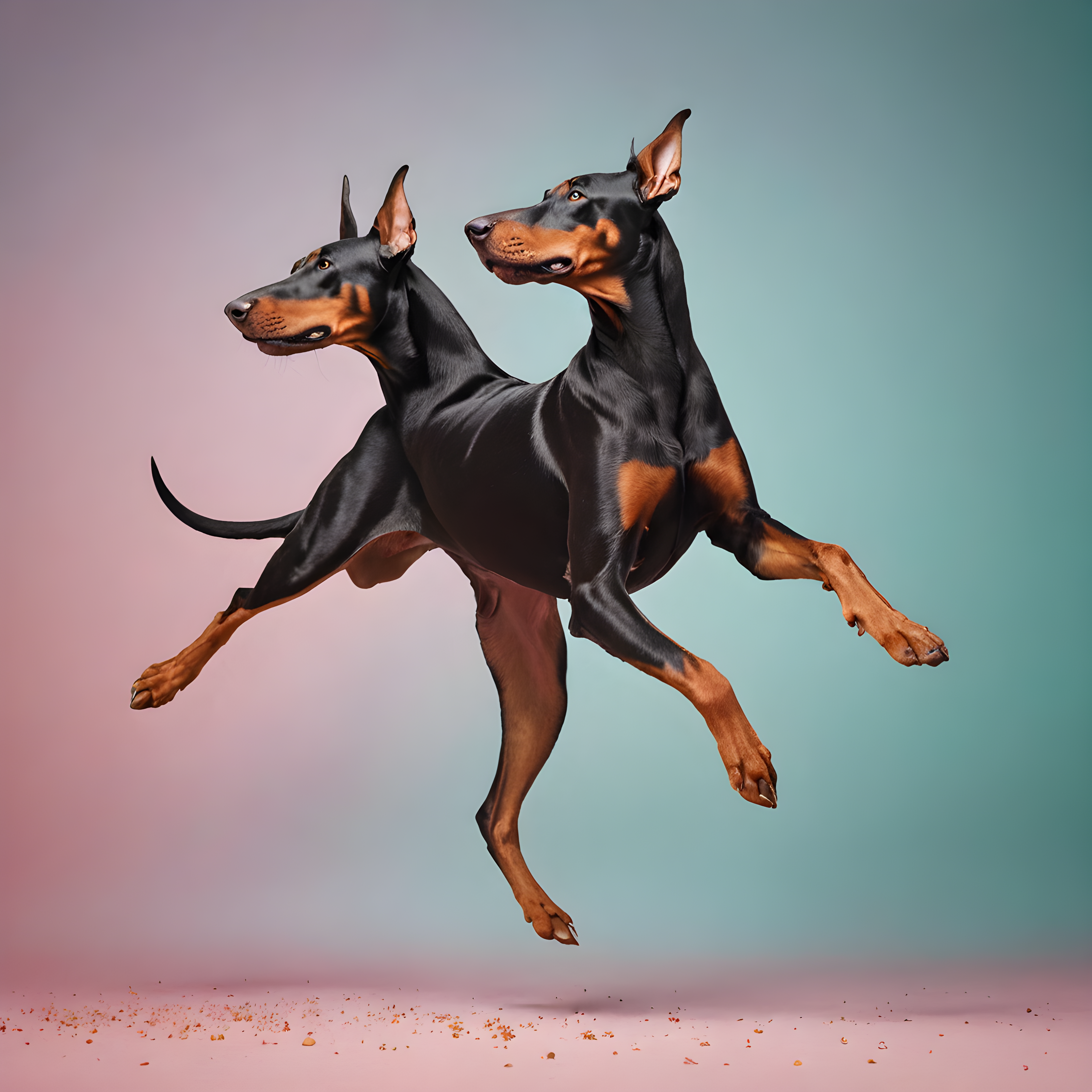 Doberman Pinscher — Modern Aesthetic (Fantasy)