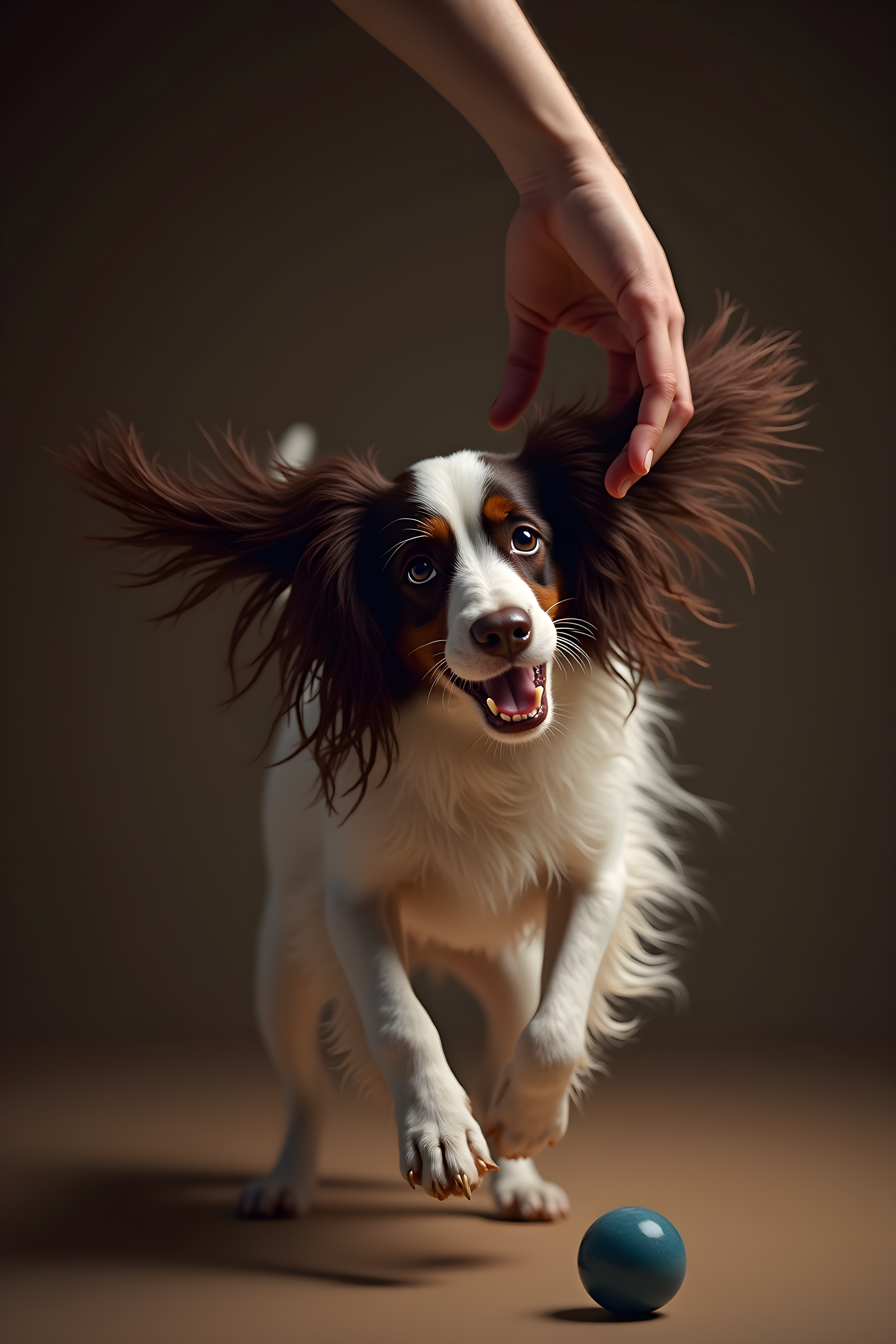 English Springer Spaniel — Hyper-Realistic (Playful)