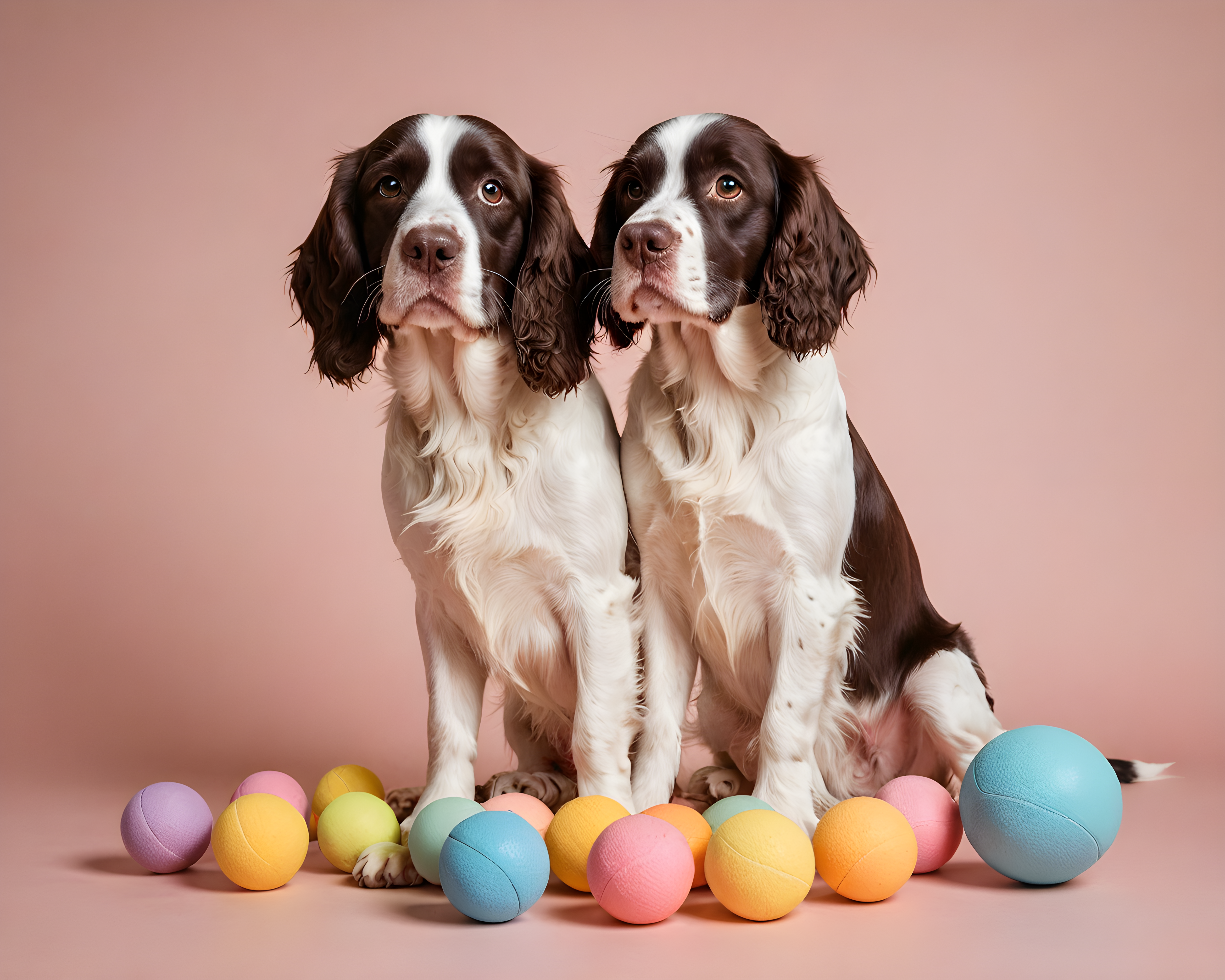 English Springer Spaniel — Modern Aesthetic (Playful)