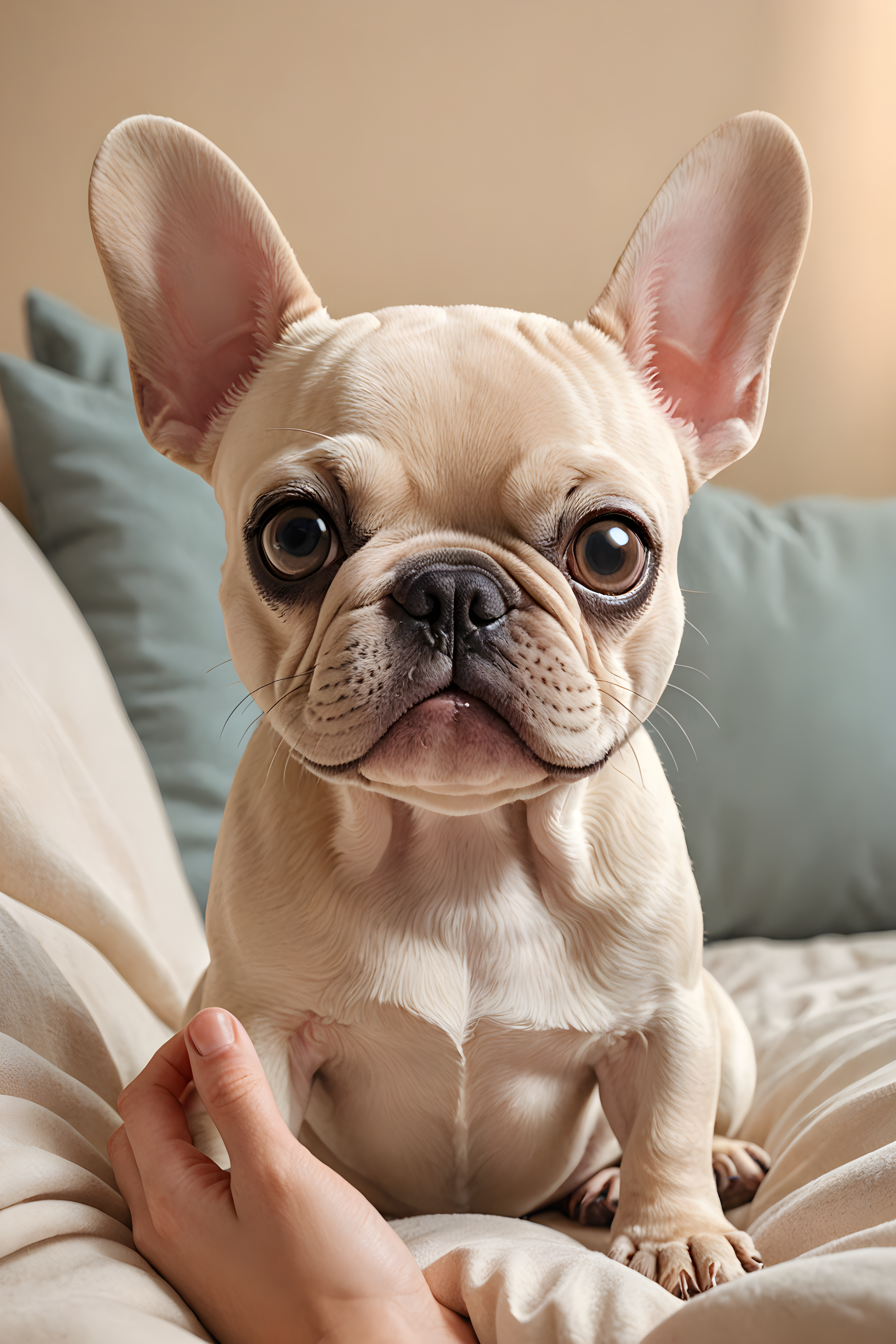 French Bulldog — Cartoon / Kawaii (Sleepy)