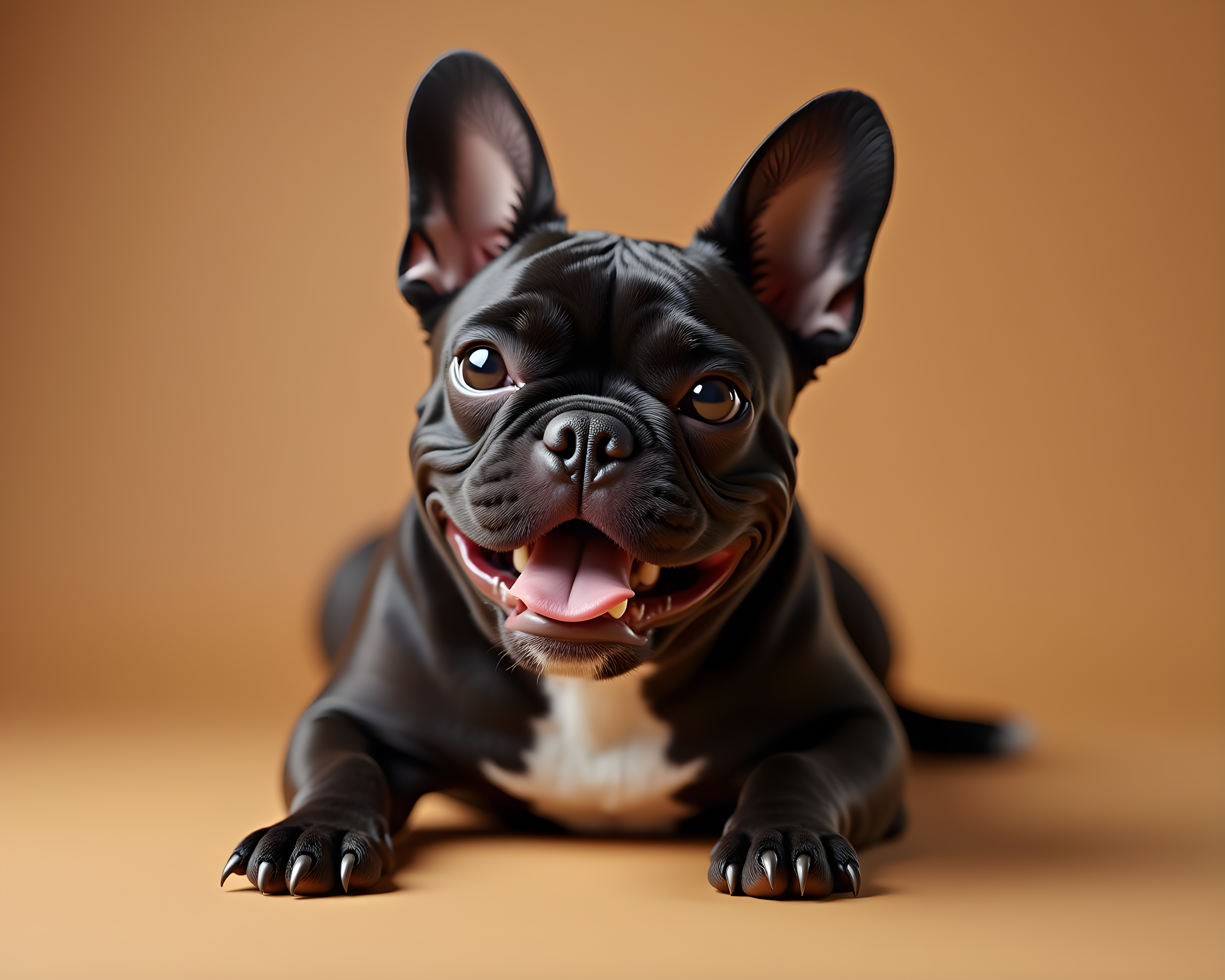 French Bulldog — Hyper-Realistic (Happy)