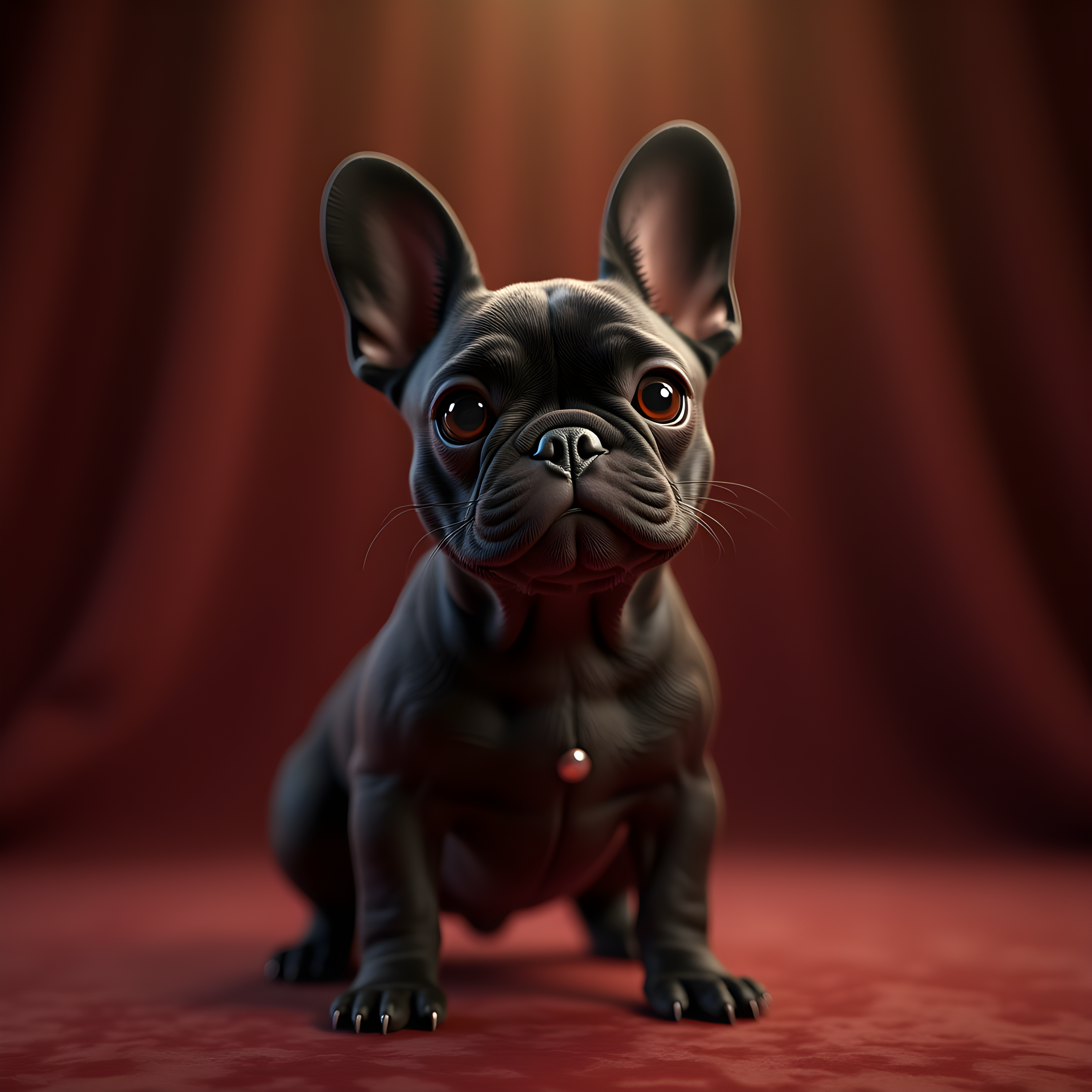 French Bulldog — 3D Render (Luxury)