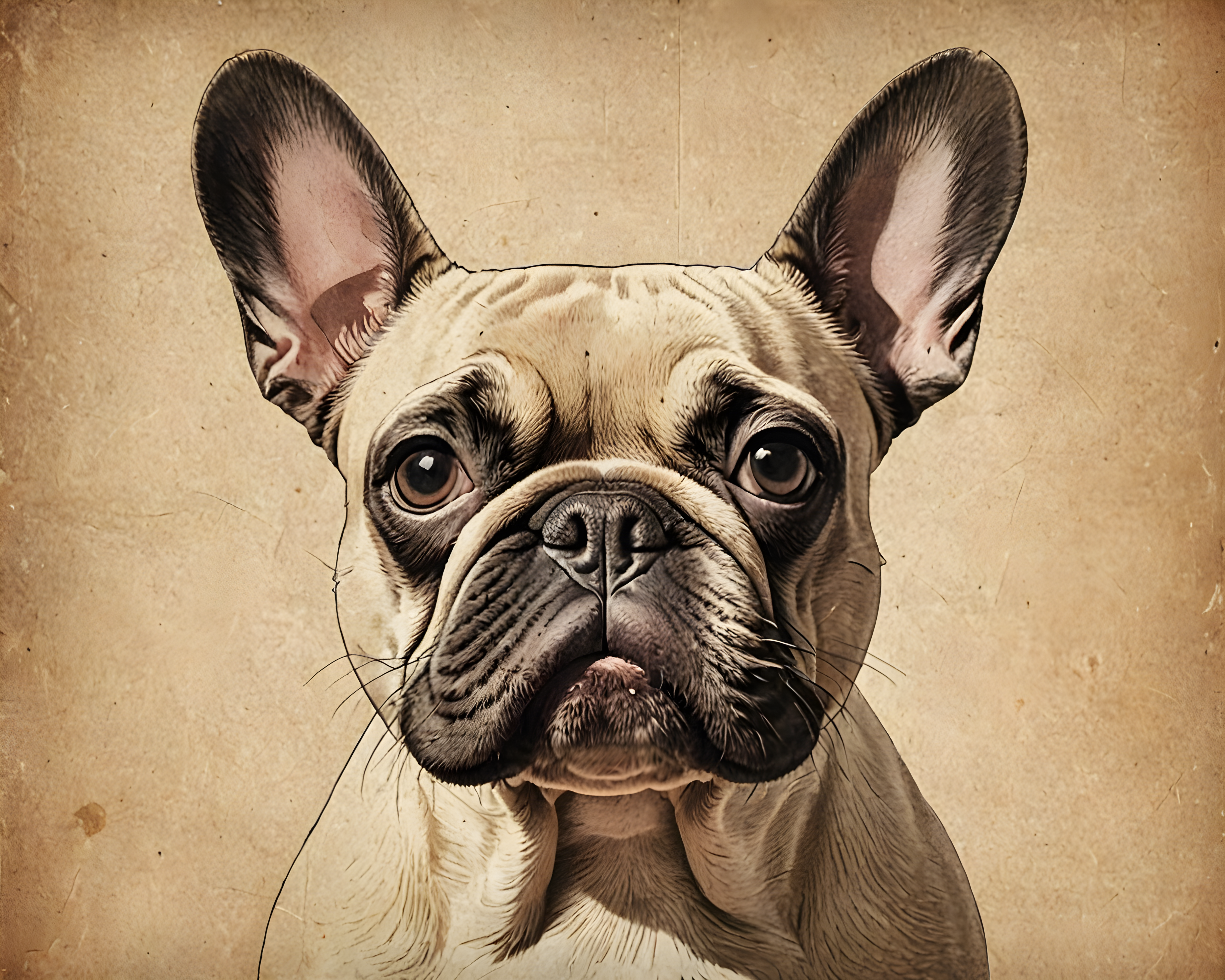 French Bulldog — Vintage Poster (Aesthetic)
