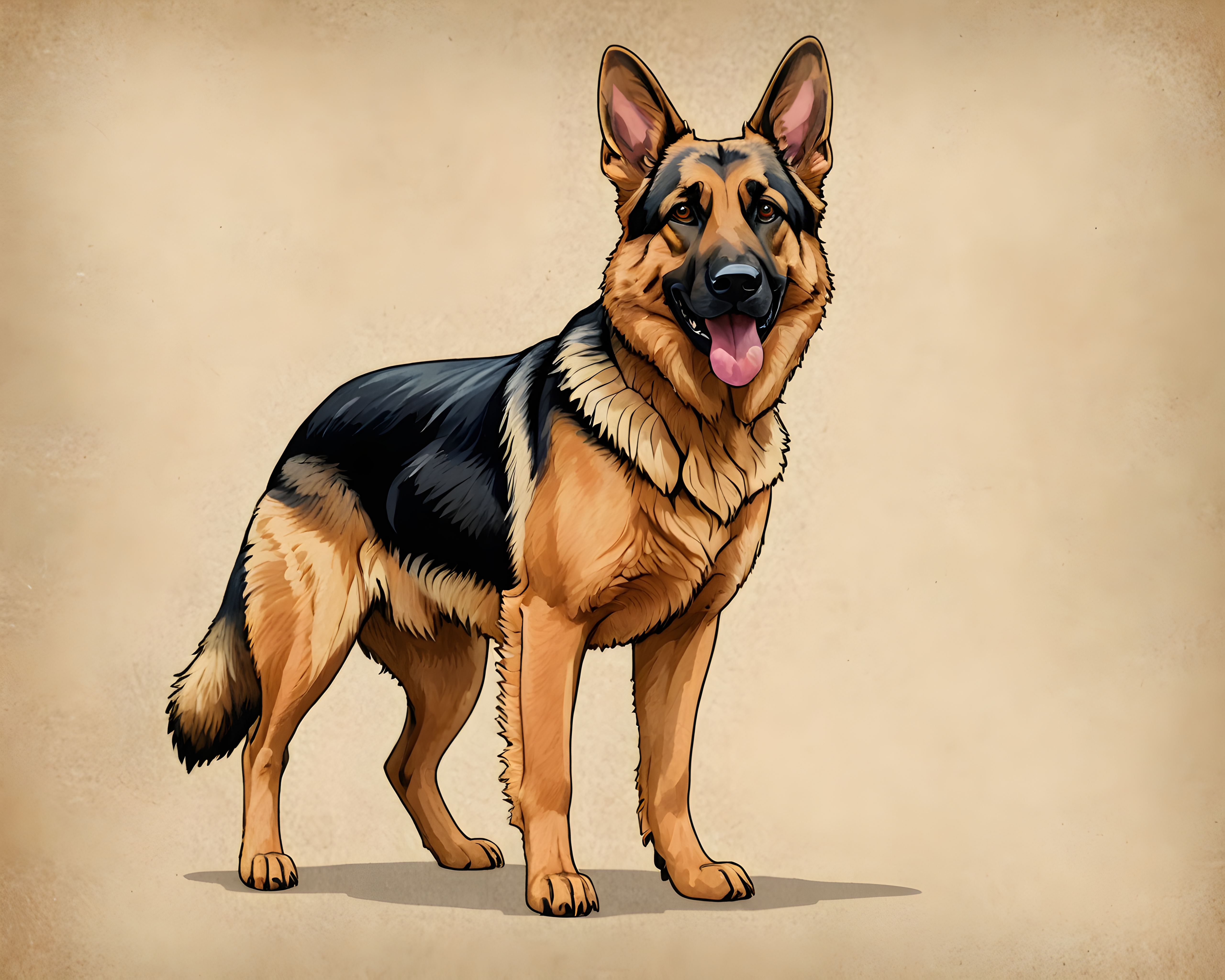German Shepherd — Funny (Savage)