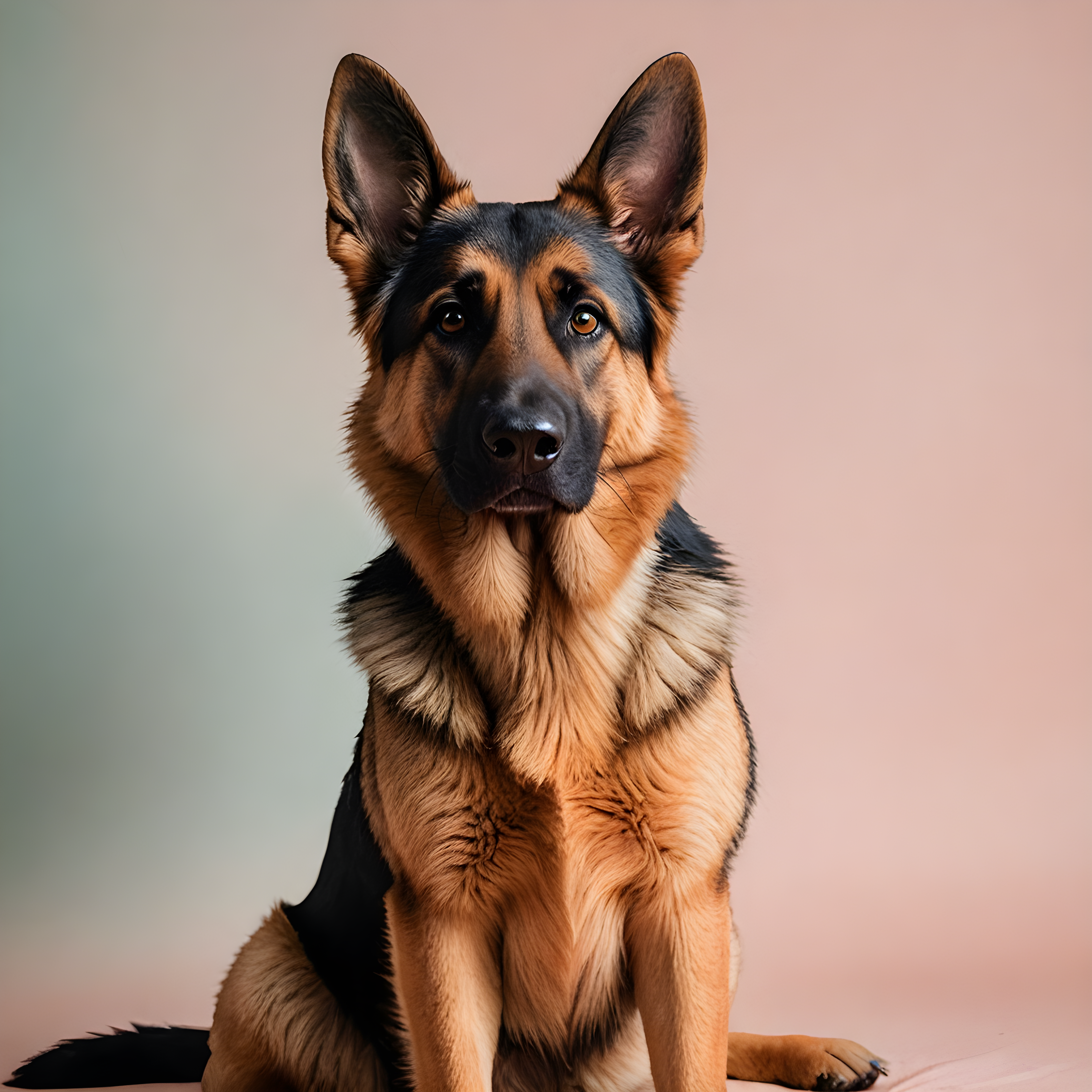 German Shepherd — Modern Aesthetic (Emotional)