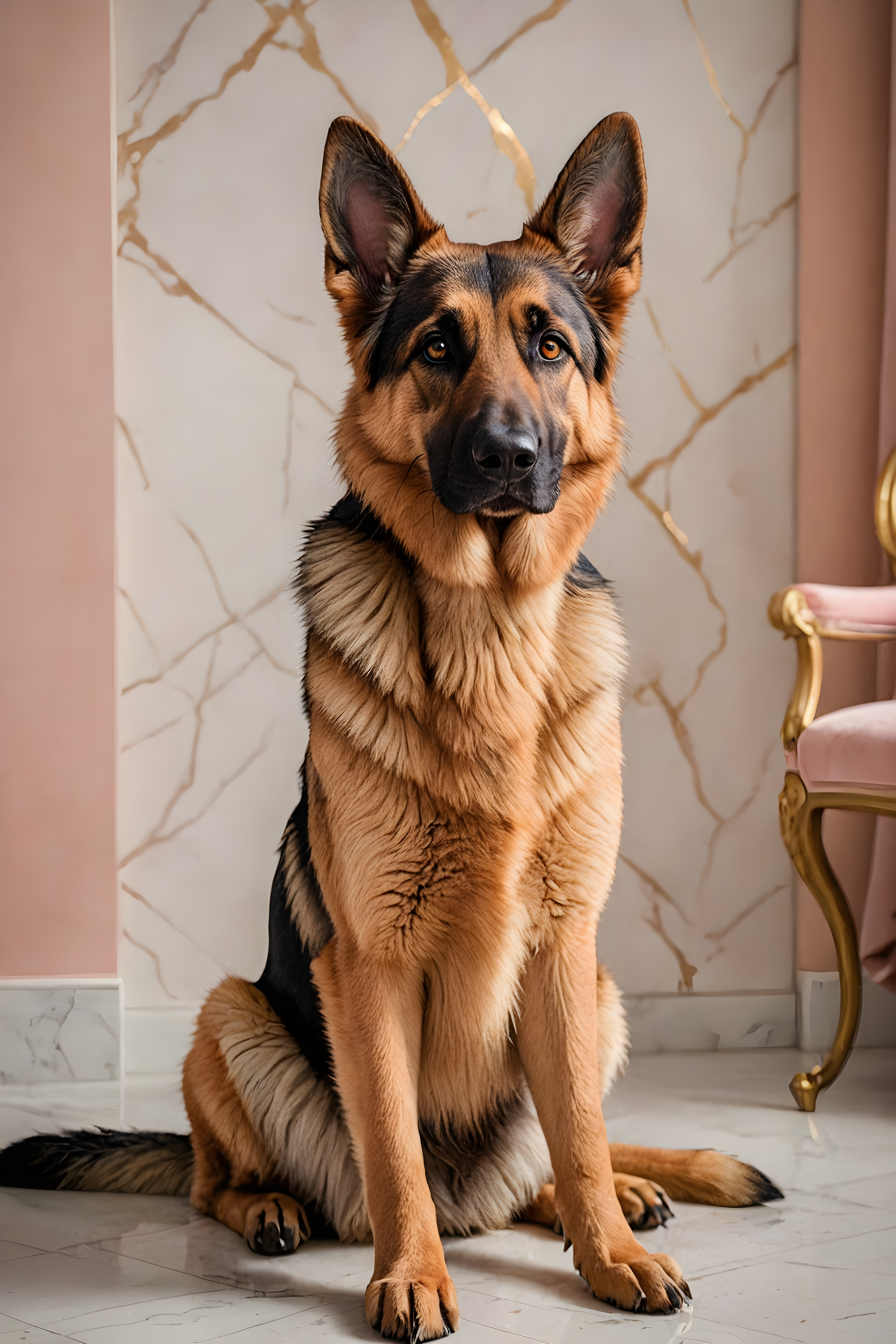 German Shepherd — Modern Aesthetic (Luxury)